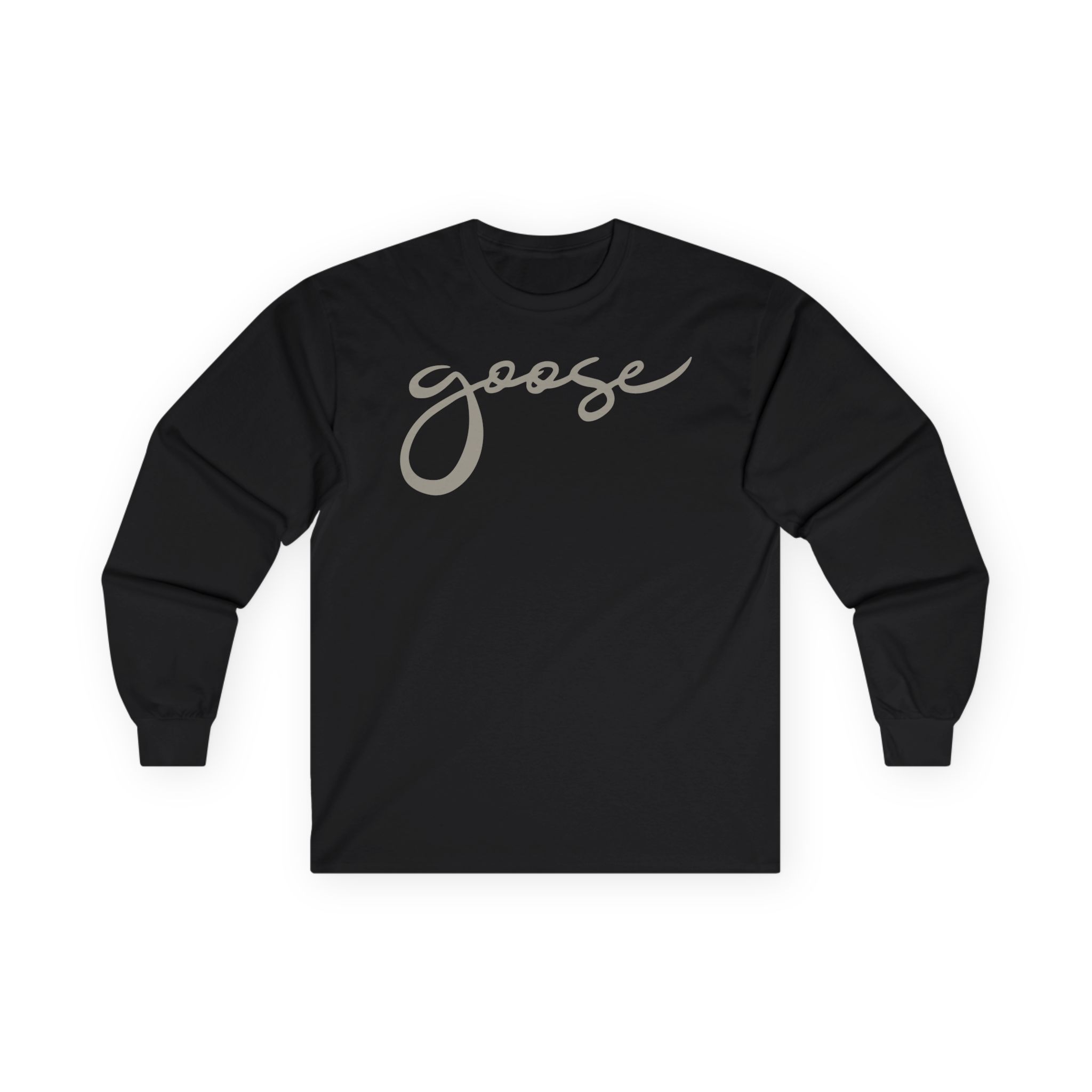 Goose Logo Unisex Ultra Cotton Long Sleeve Tee