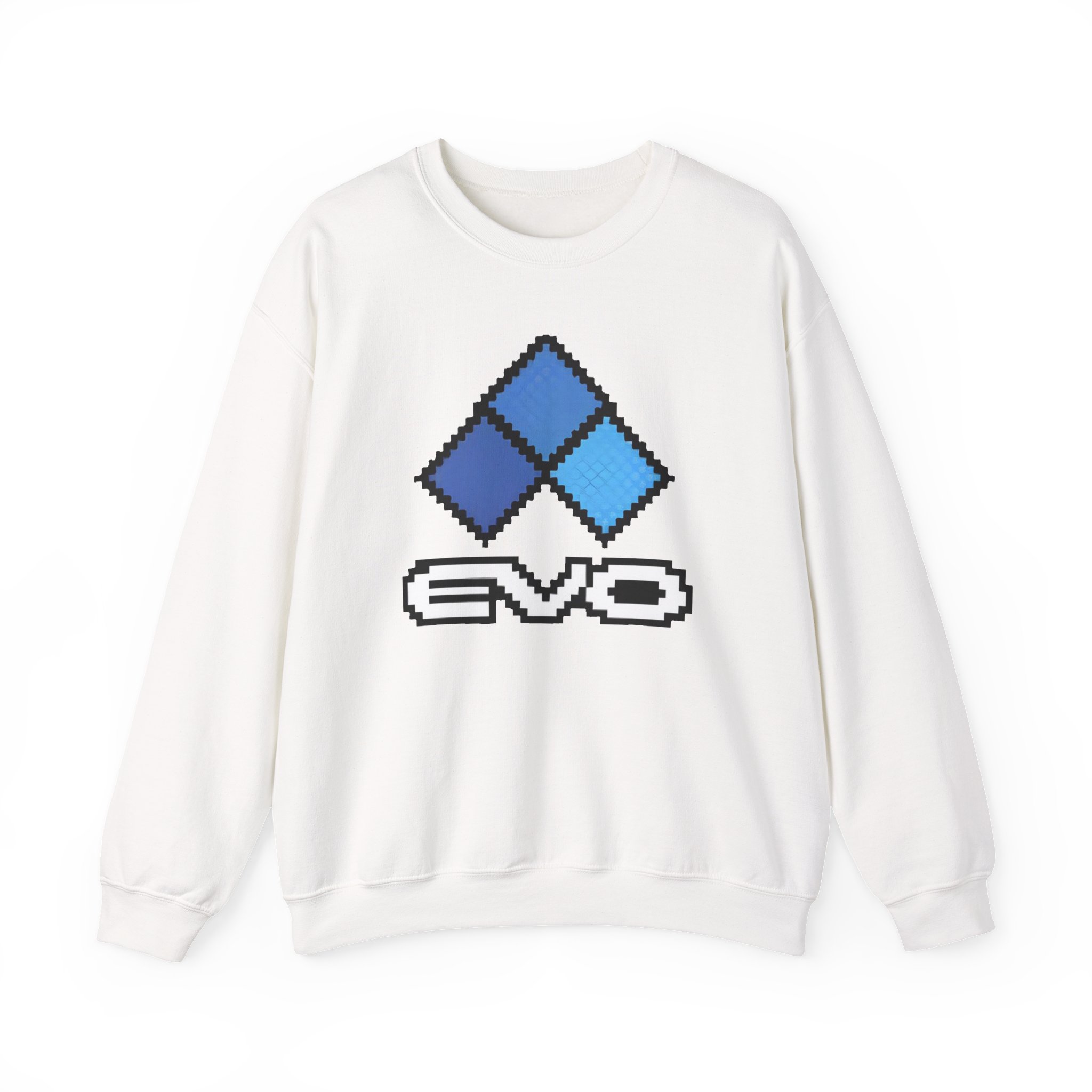 Evo 8 Bit Logo Returns Unisex Heavy Blendâ„¢ Crewneck Sweatshirt
