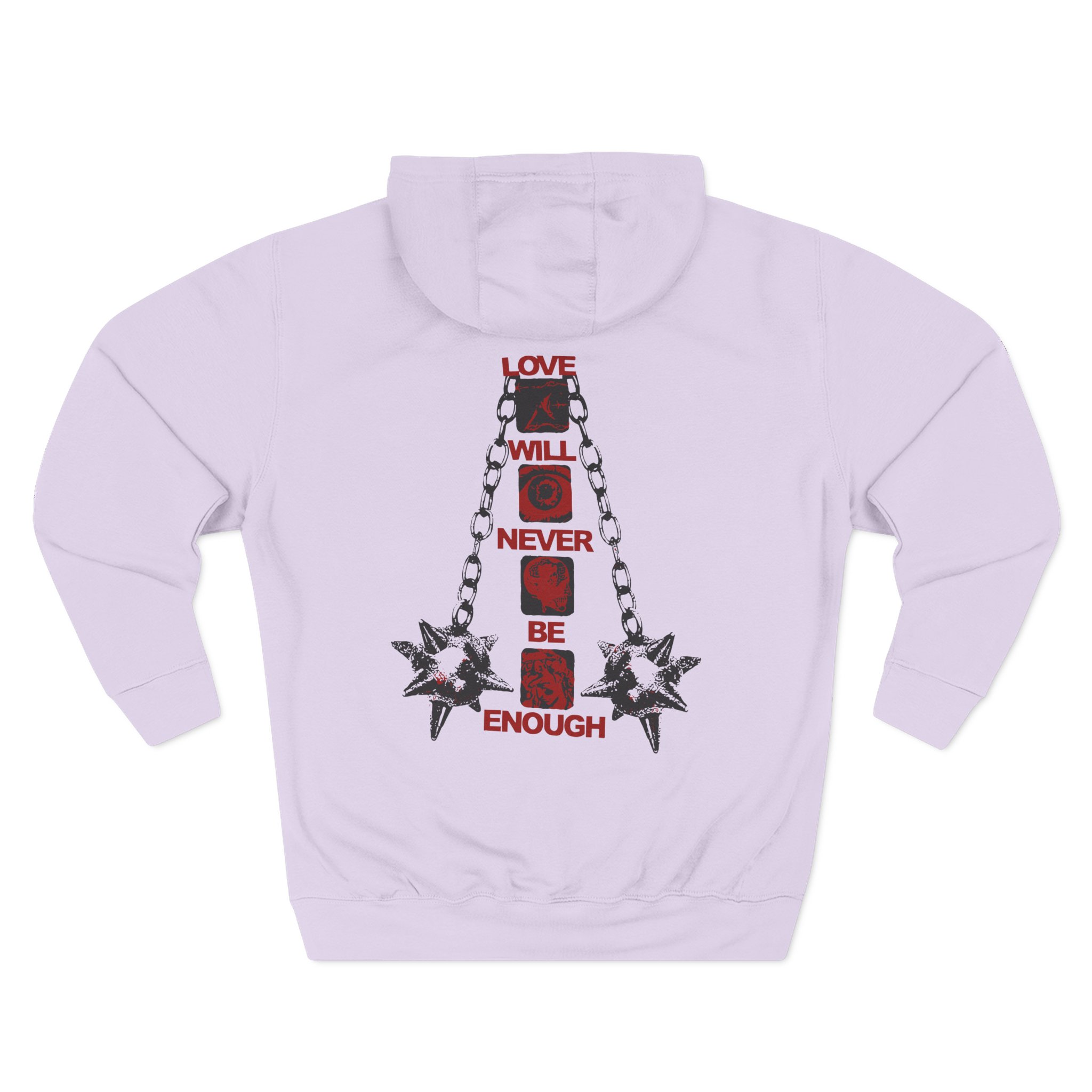 Kublai Khan - Never Enough Sportsgrey Three-Panel Fleece Hoodie