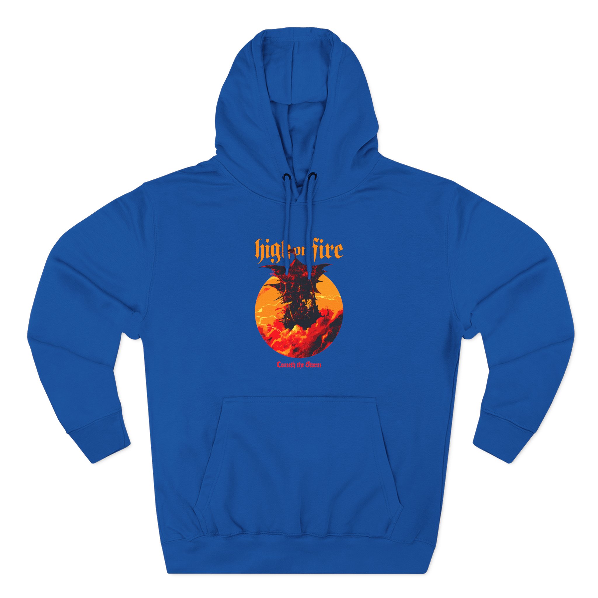 High on Fire Cometh the Storm Three-Panel Fleece Hoodie