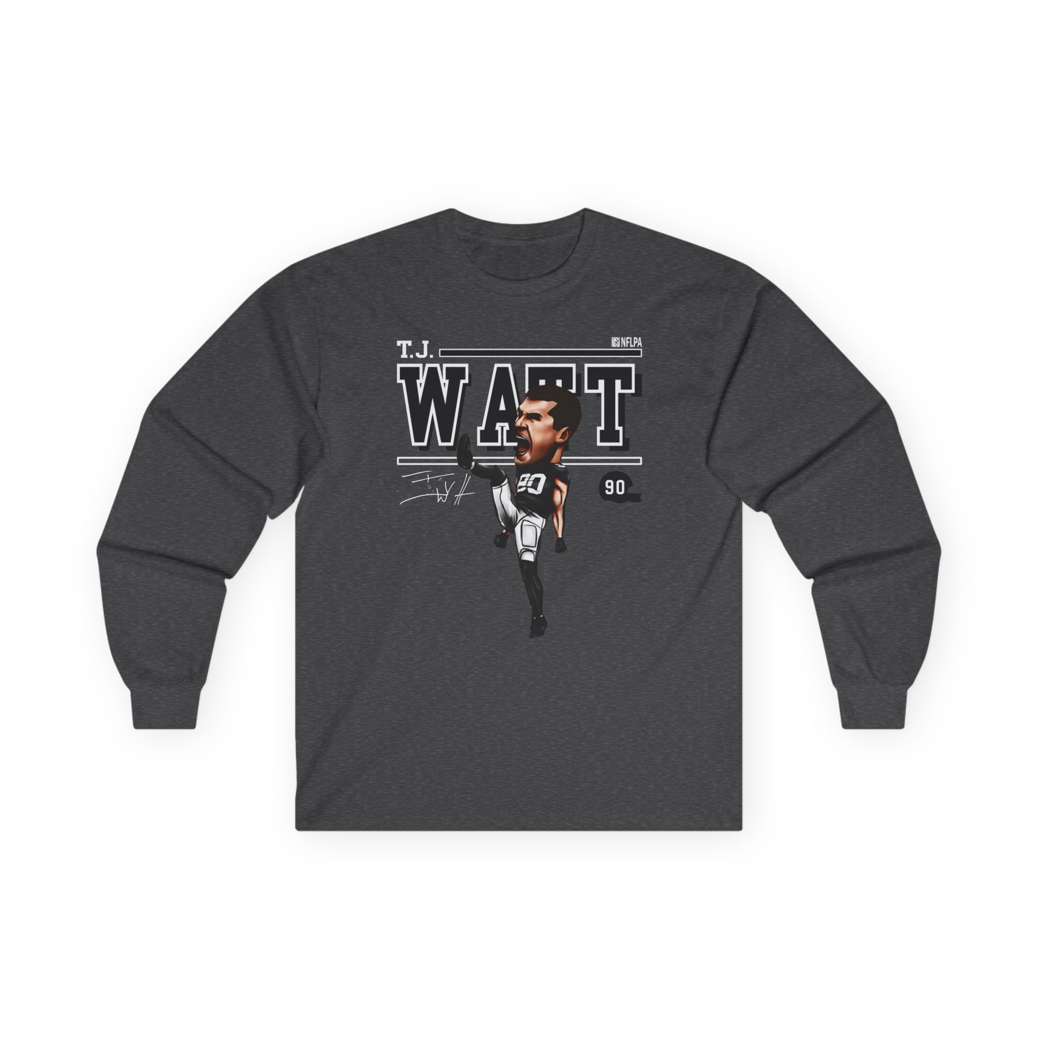 Tj Watt Cartoon Unisex Ultra Cotton Long Sleeve Tee