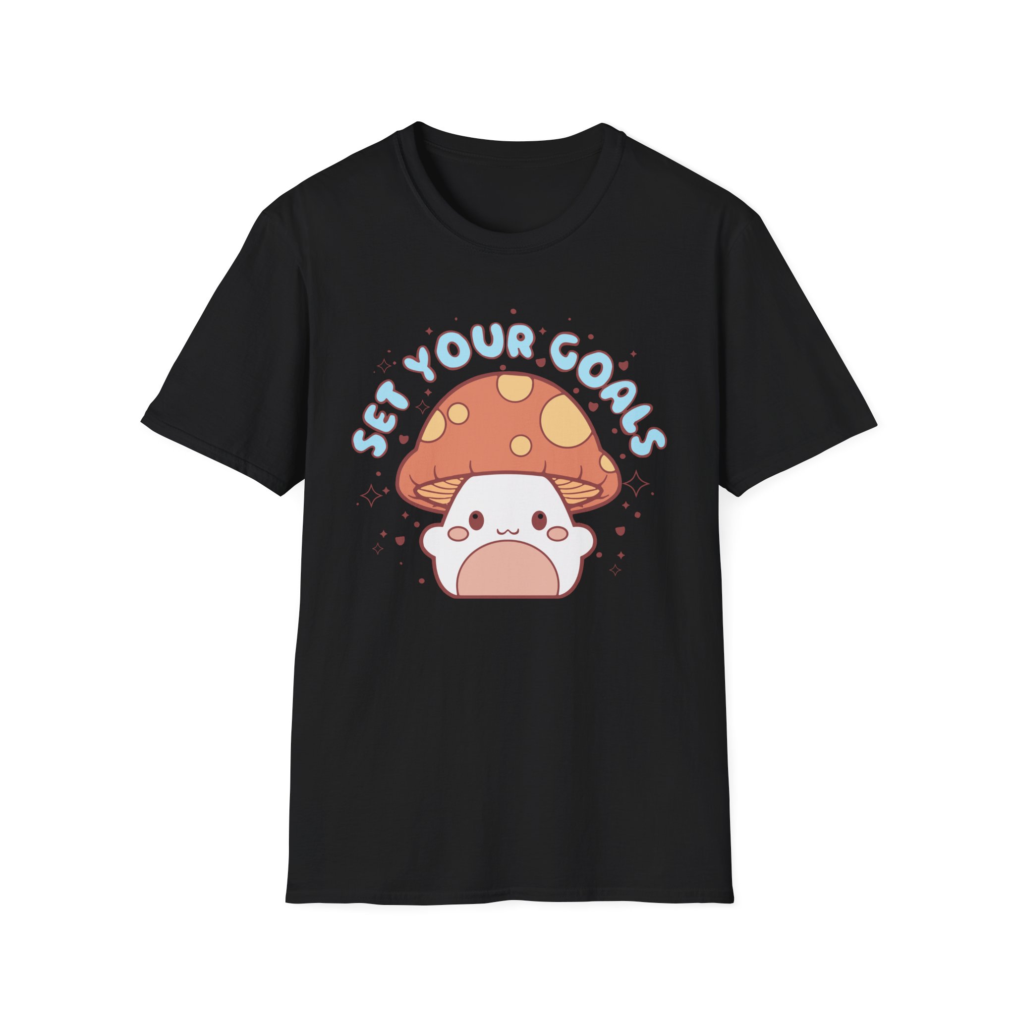 Set Your Goals Shroom Unisex Softstyle T-Shirt
