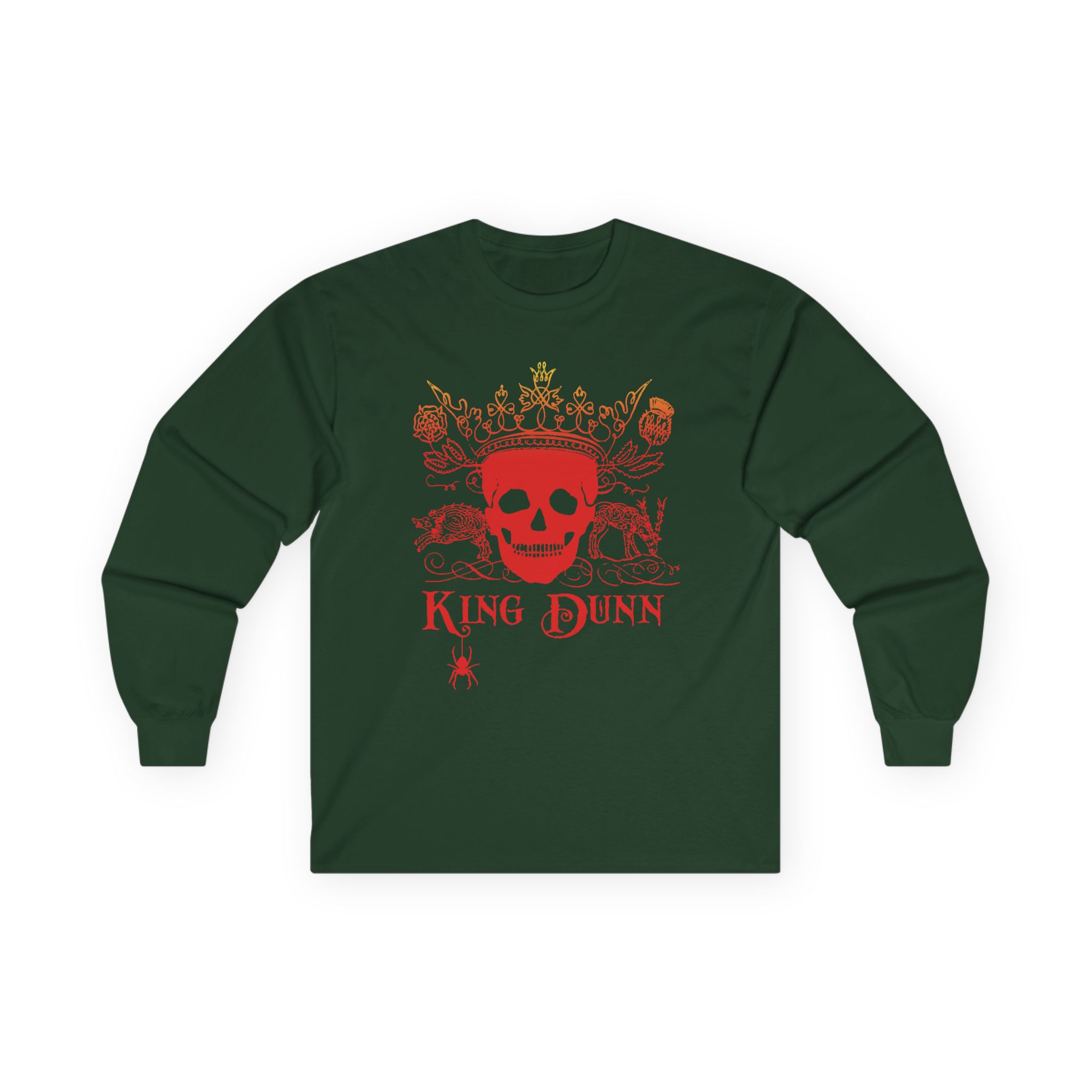 Melvins King Dunn Crown Skull Unisex Ultra Cotton Long Sleeve Tee