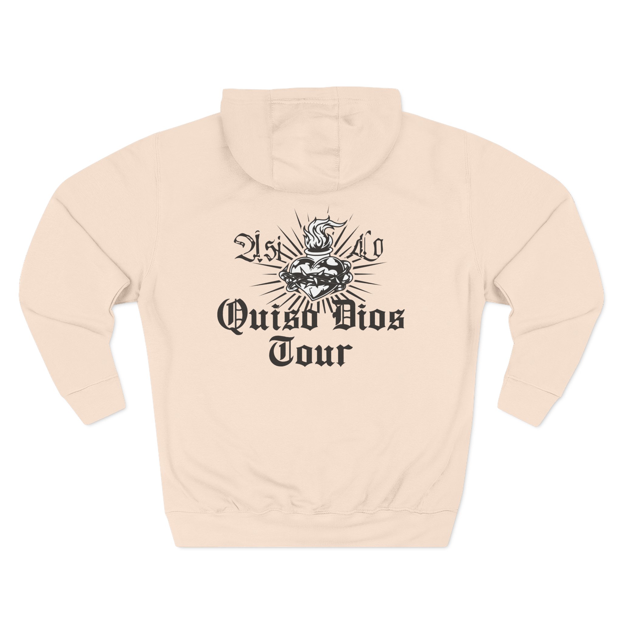 Eslabon Armado asà Lo Quiso Dios Three-Panel Fleece Hoodie