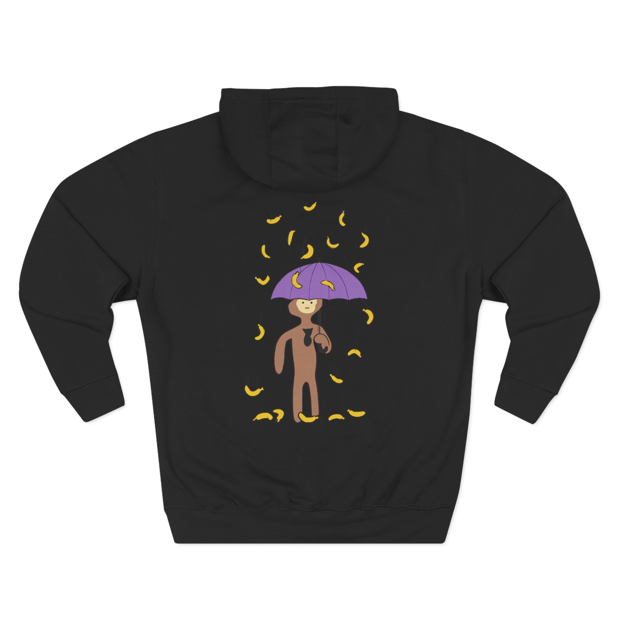 Spoonkid Raining Bananas Three-Panel Fleece Hoodie