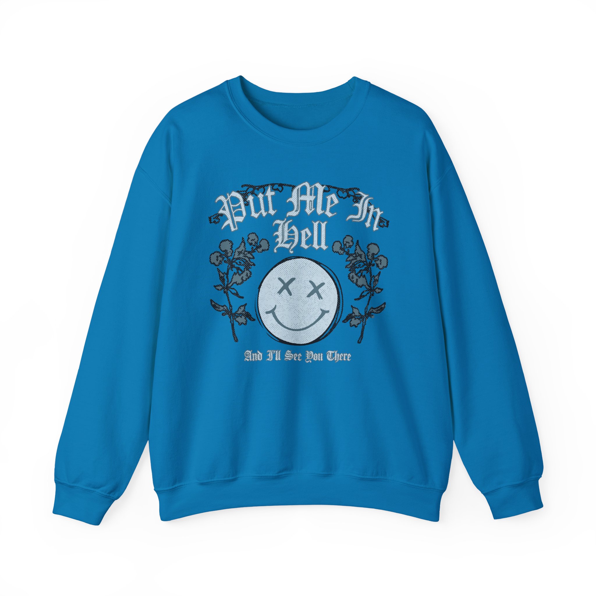 Kallmekris Put Me in Hell Unisex Heavy Blendâ„¢ Crewneck Sweatshirt