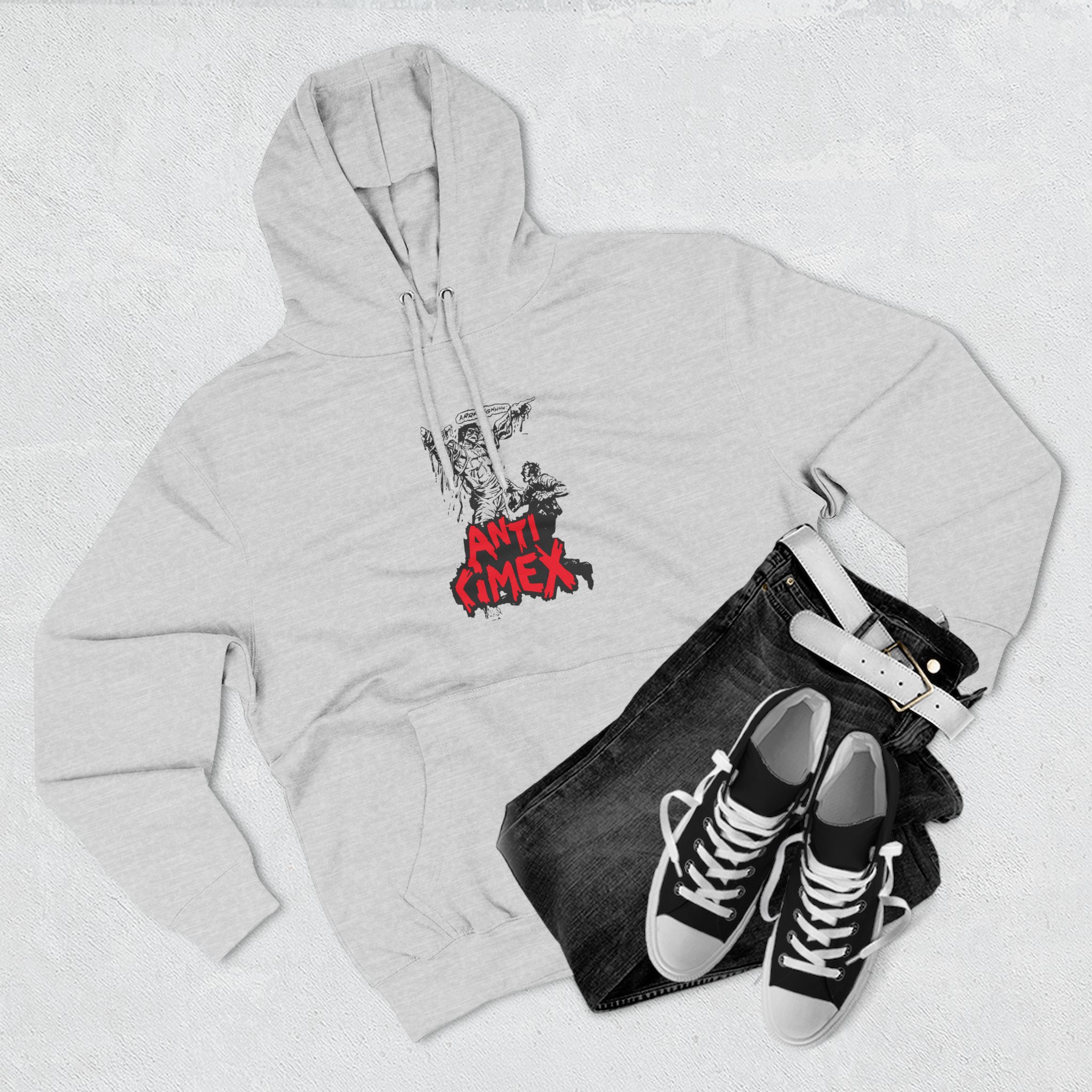 Anti Cimex Frankie Three-panel Fleece Hoodie