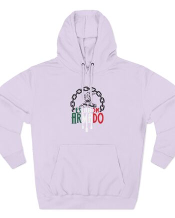 Eslabon Armado así Lo Quiso Dios Three-Panel Fleece Hoodie