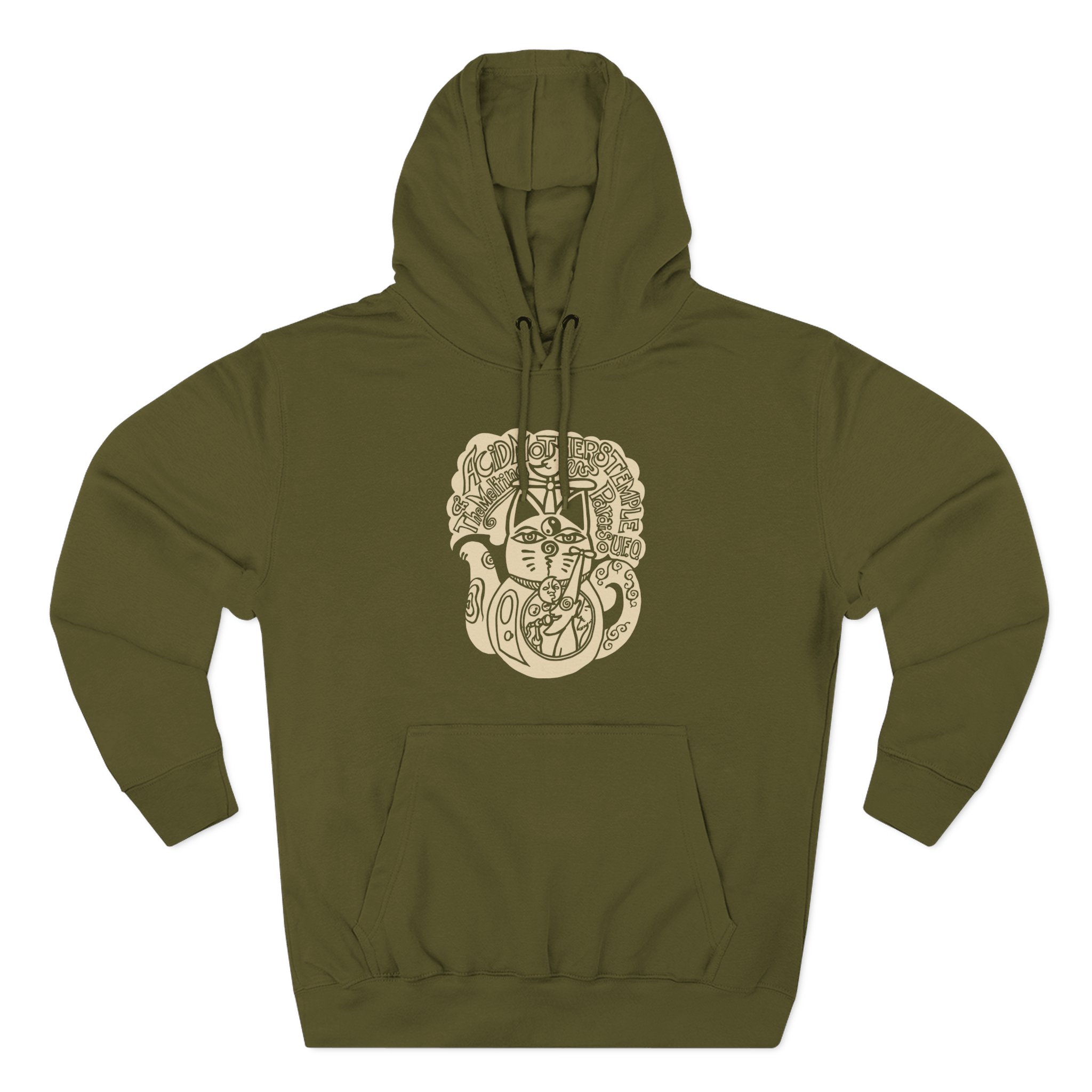 Acid Mothers Temple Three-Panel Fleece Hoodie