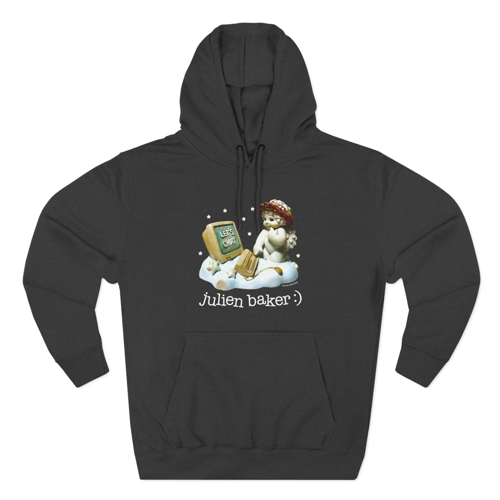 Julien Baker Online Angel Three-Panel Fleece Hoodie