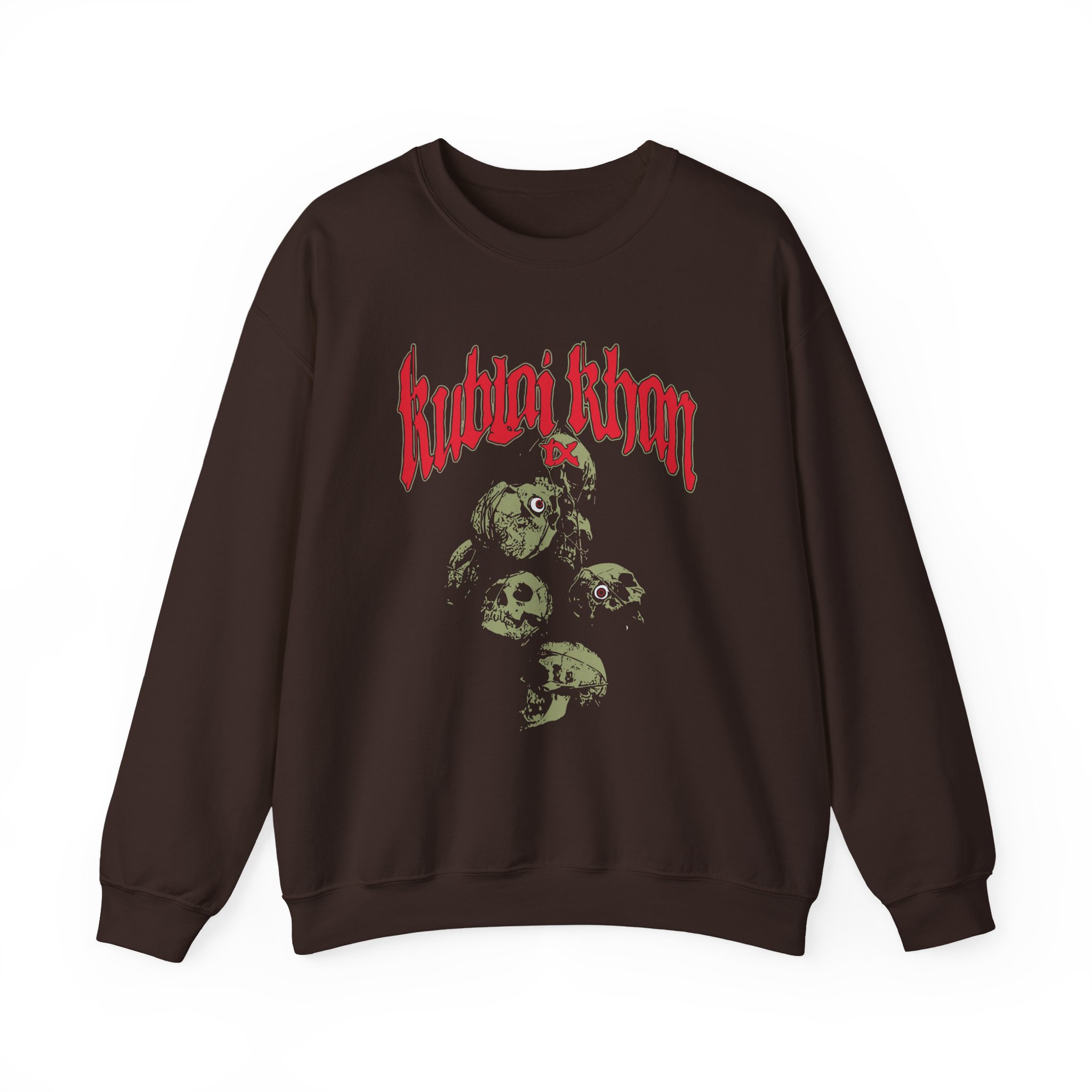 Kublai Khan - Skull Unisex Heavy Blendâ„¢ Crewneck Sweatshirt
