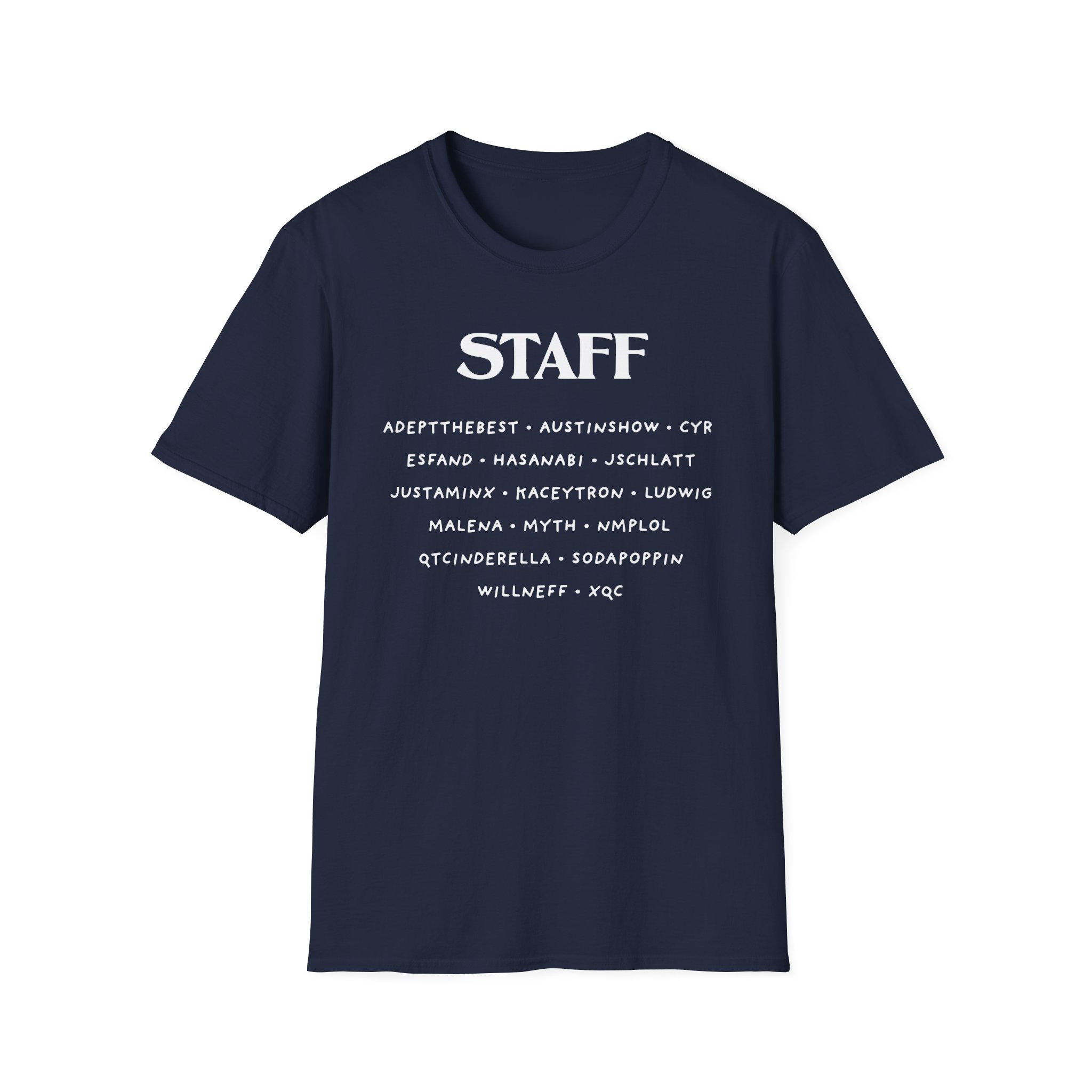 Qtcinderella Shit Camp Staff Unisex Softstyle T-Shirt