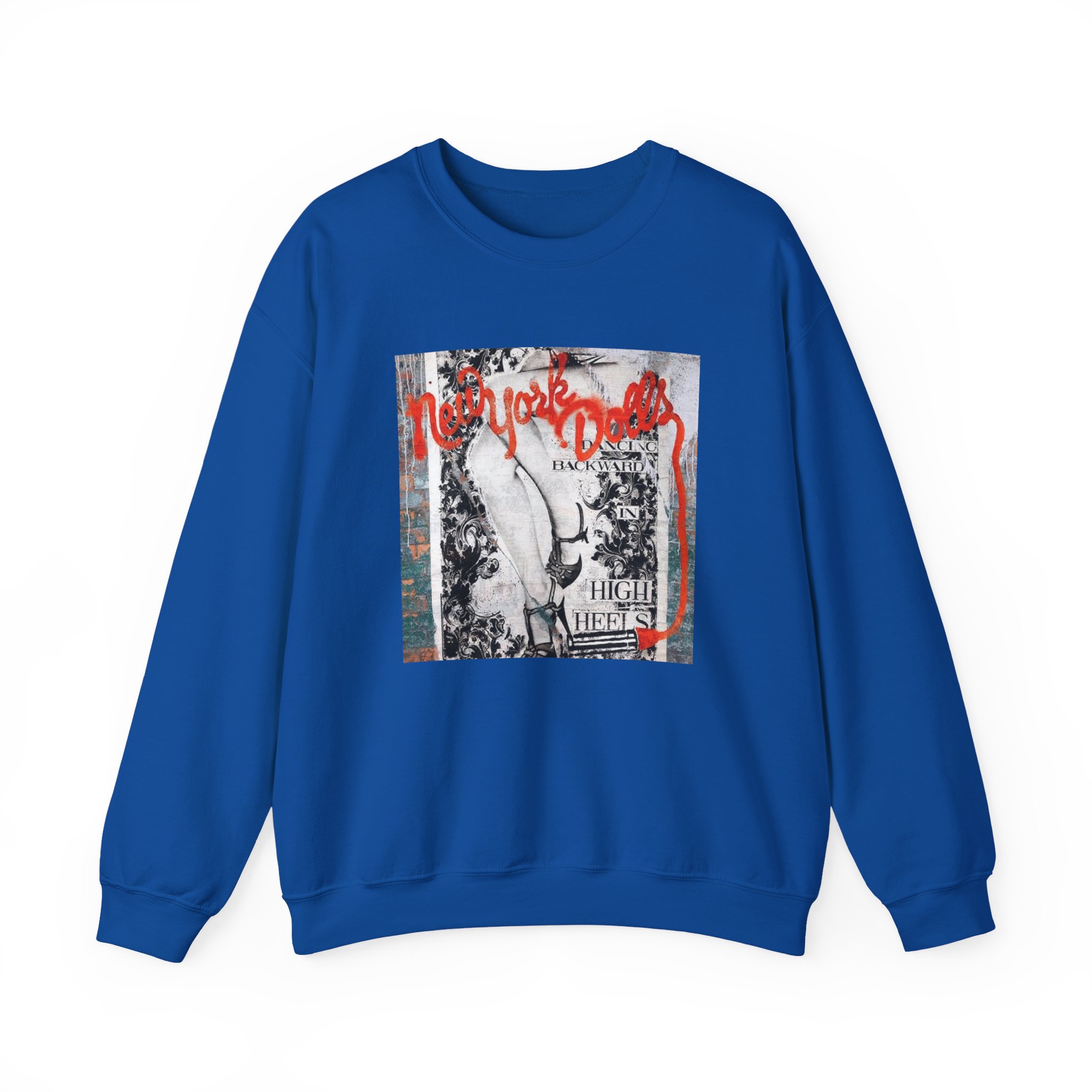New York Dolls Dancing Backward Album Unisex Heavy Blendâ„¢ Crewneck Sweatshirt