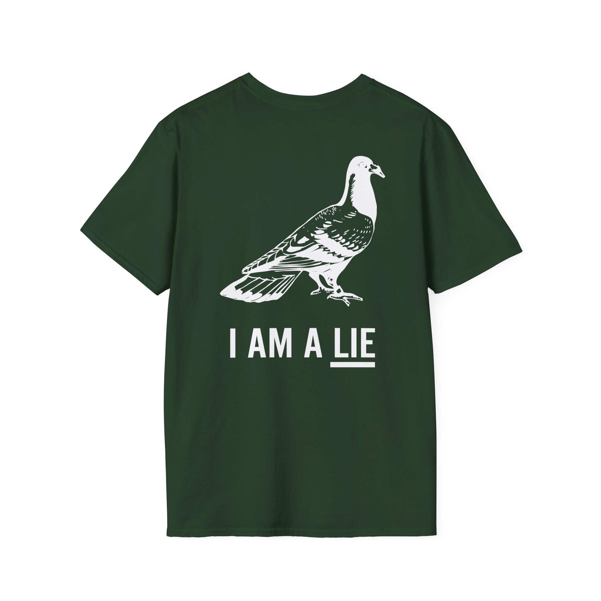 Birds Arent Real I am a Lie Unisex Softstyle T-Shirt