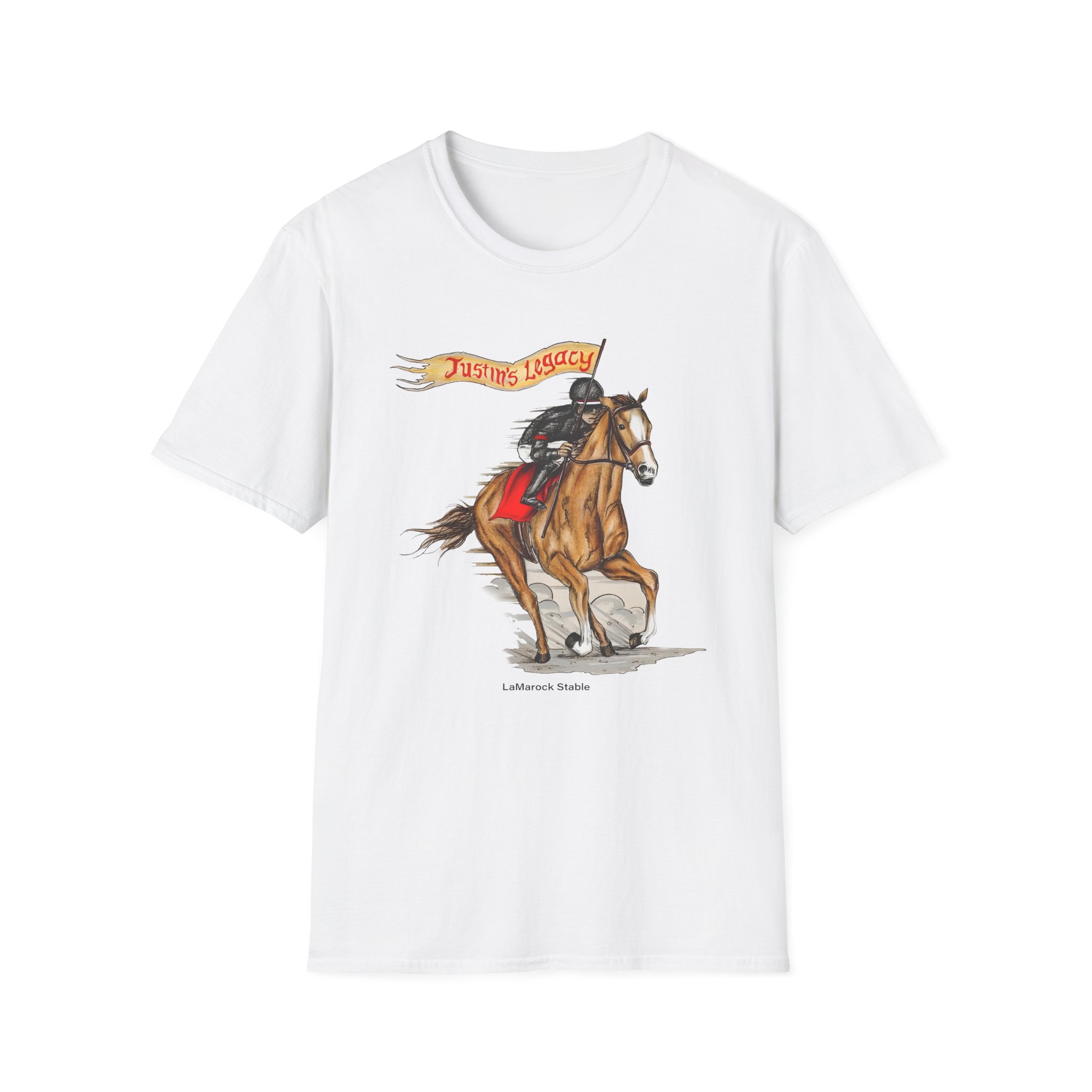 Arcangel Justin's Legacy Lamarock Stable Unisex Softstyle T-Shirt