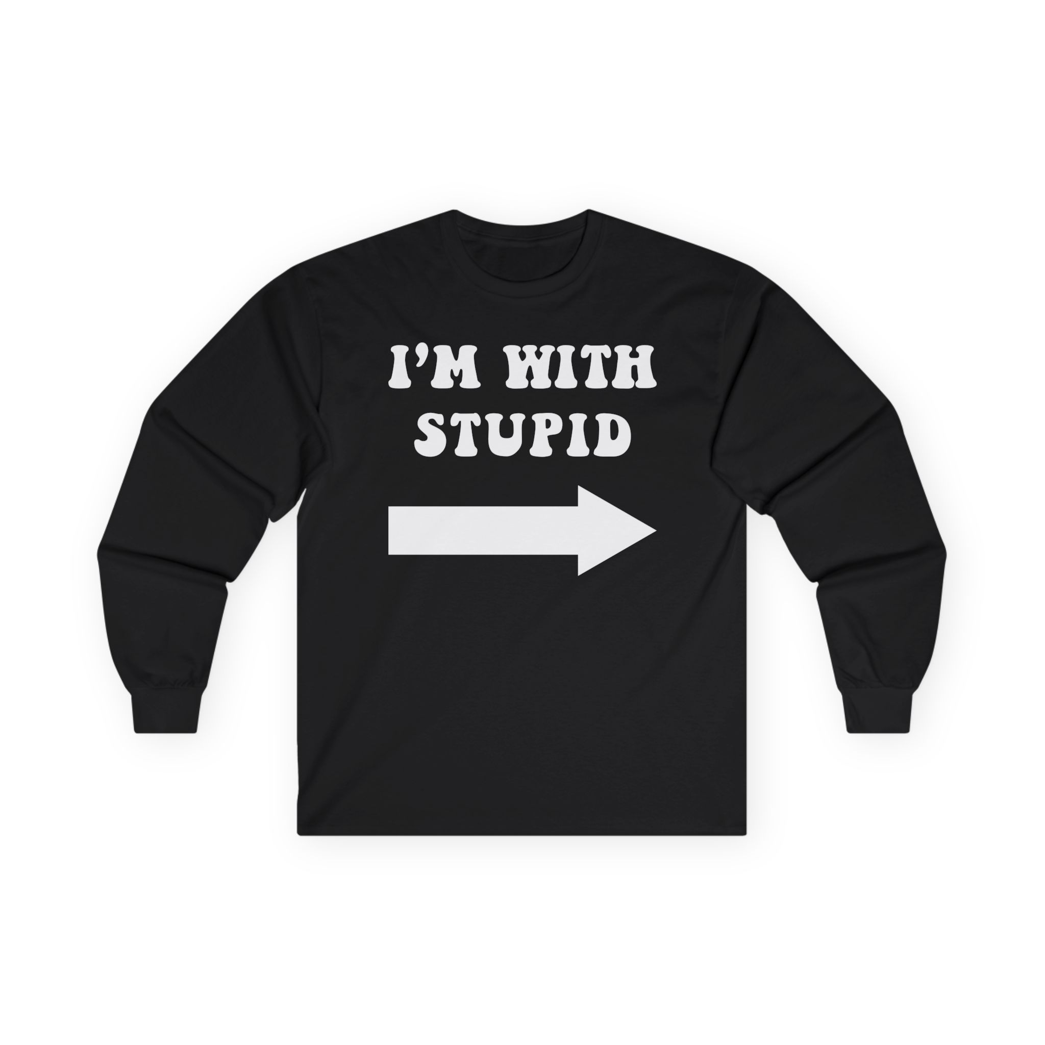 Jimmy Kimmel I'm With Stupid Unisex Ultra Cotton Long Sleeve Tee