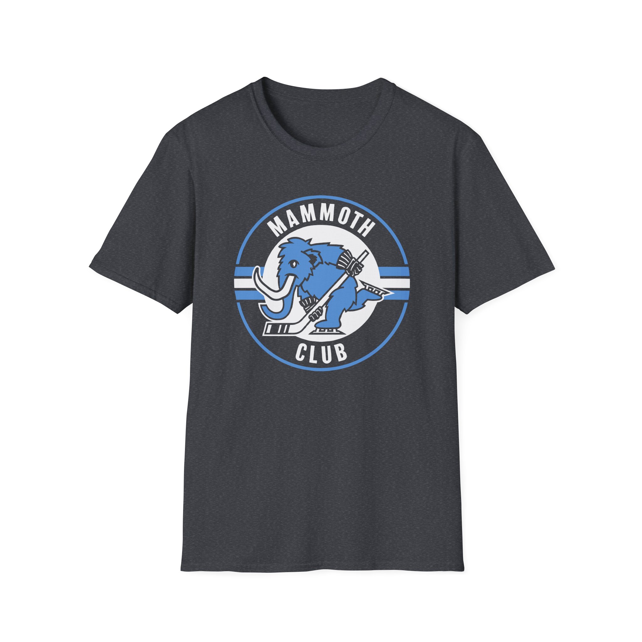 Mammoth Club Hockey Logo Unisex Softstyle T-Shirt