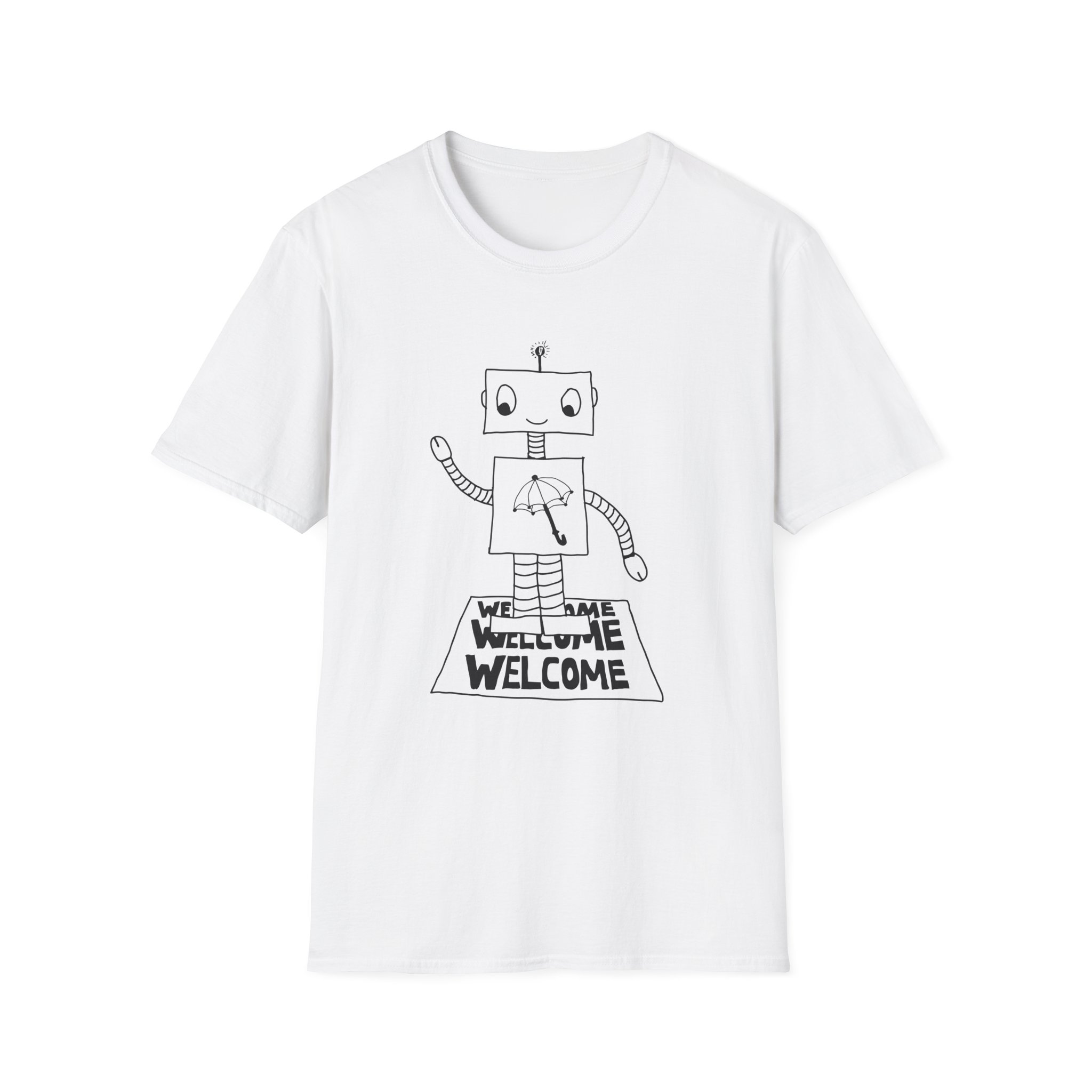 Armchair Expert Robot Unisex Softstyle T-Shirt