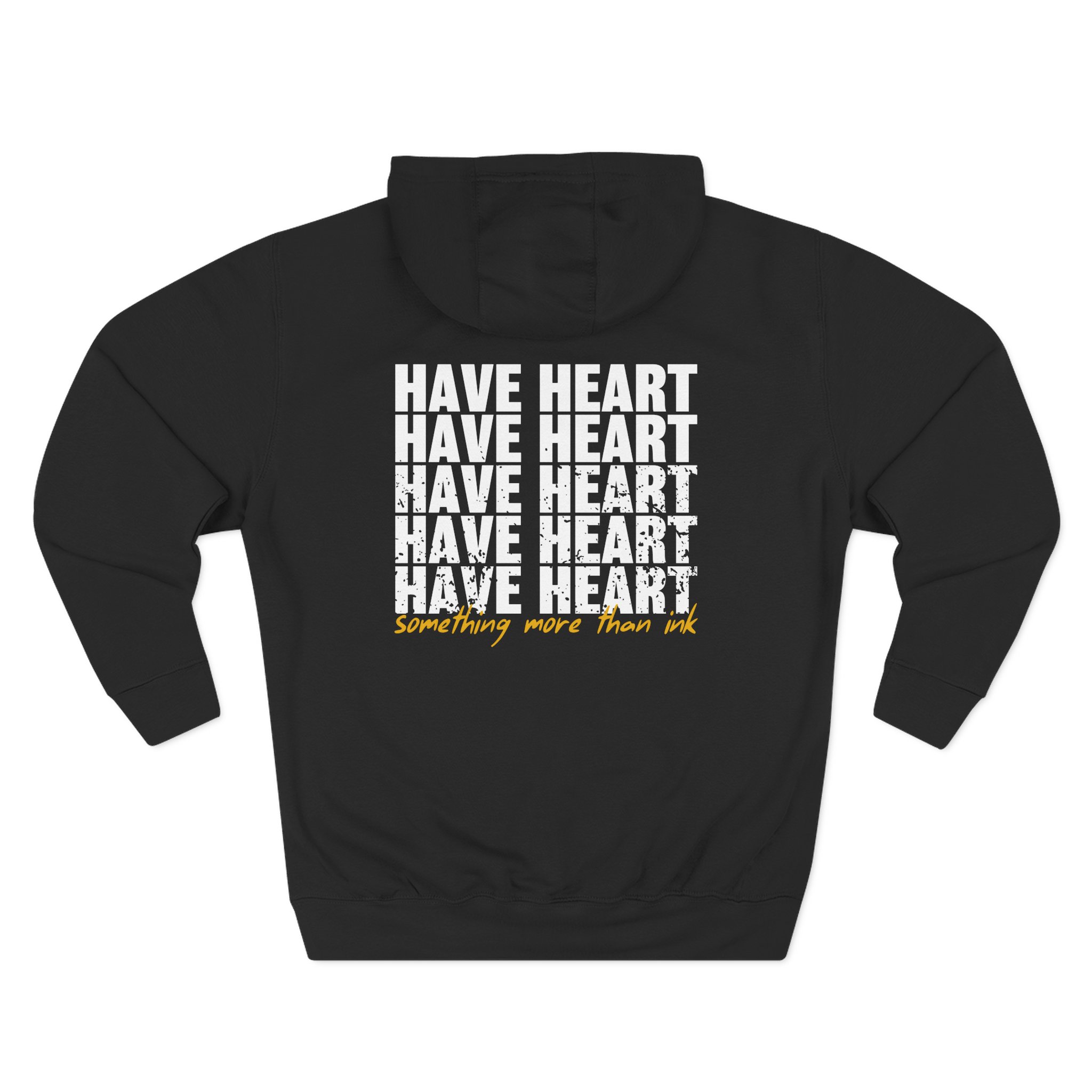 Have Heart Something More Than Ink Three-Panel Fleece Hoodie