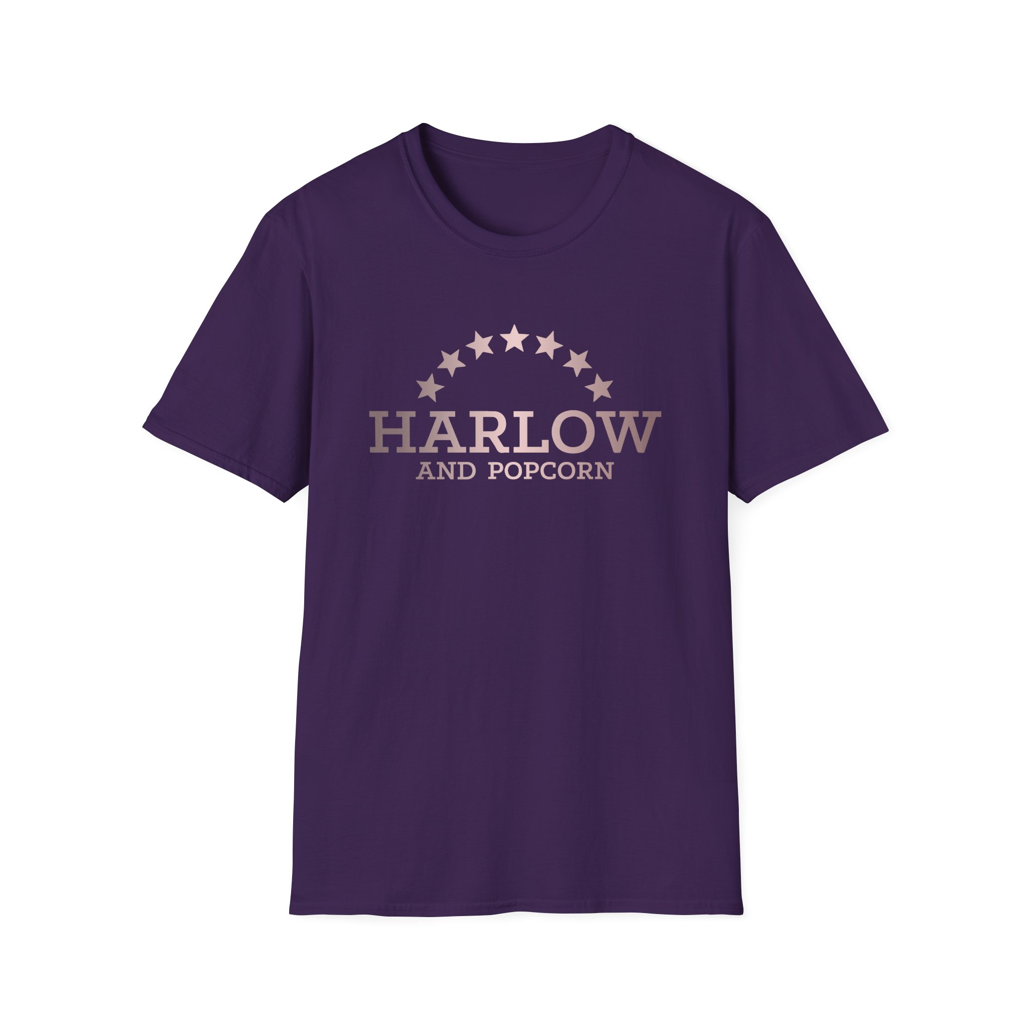 Harlow and Popcorn Unisex Softstyle T-Shirt