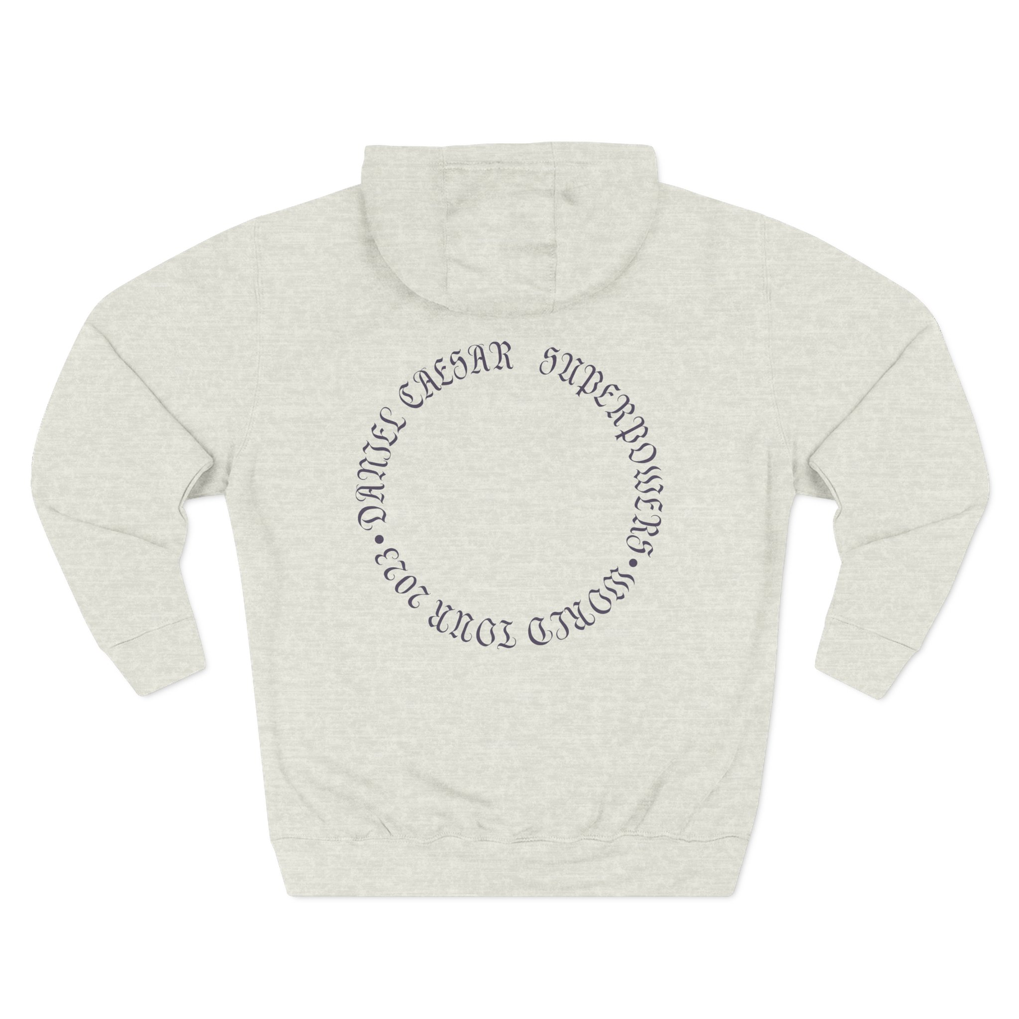 Daniel Caesar Superpowers World Tour Three-Panel Fleece Hoodie