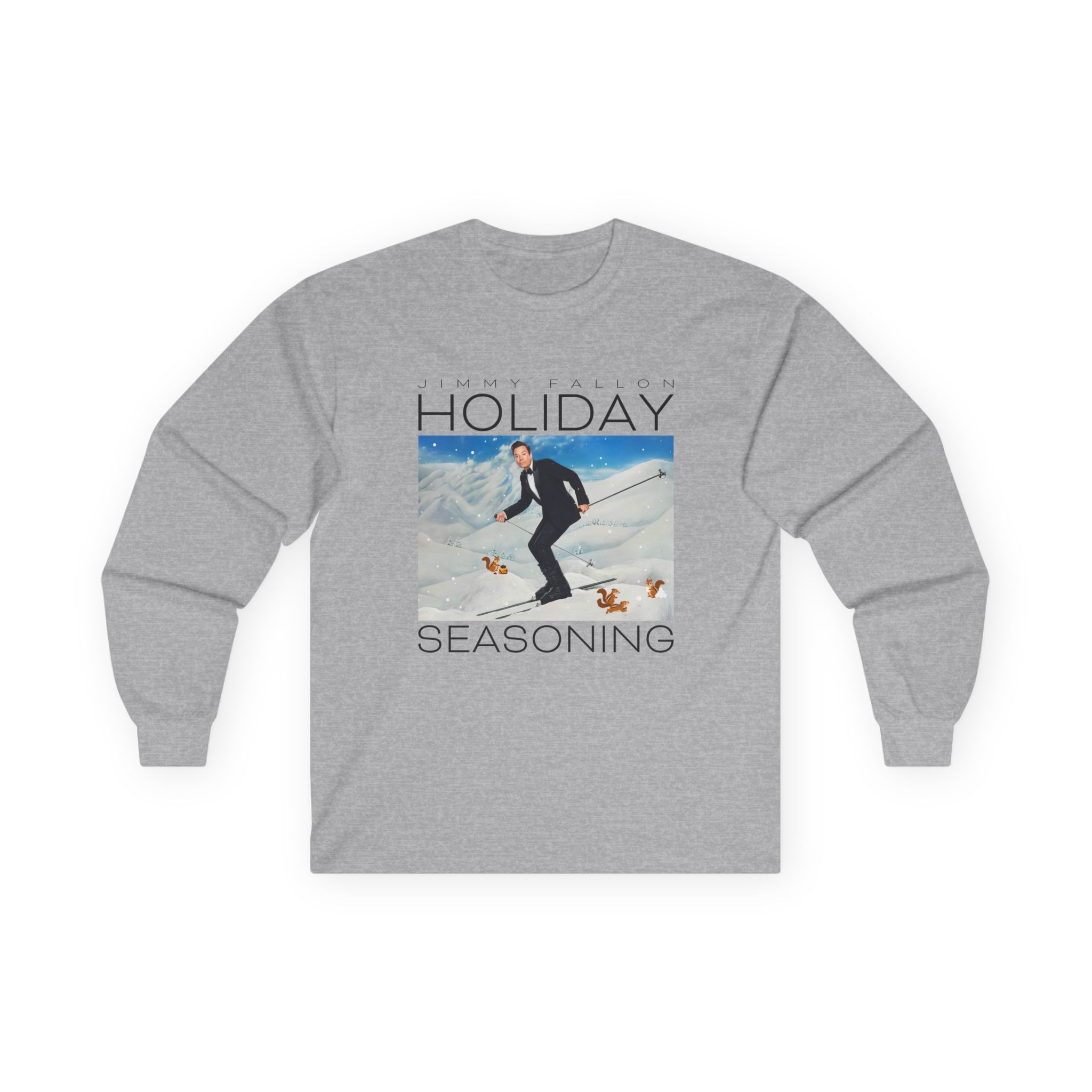 Jimmy Fallon Holiday Seasoning Unisex Ultra Cotton Long Sleeve Tee