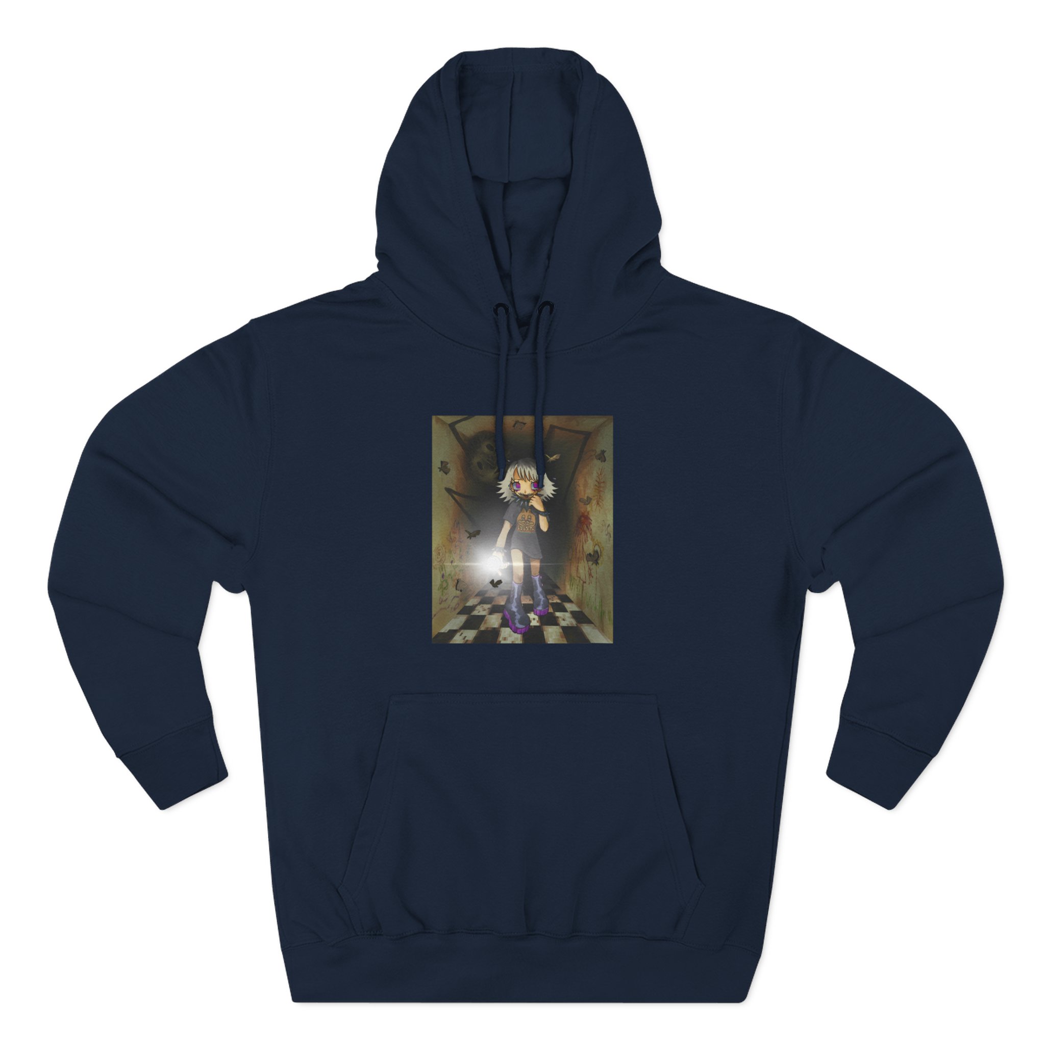 Izzzyzzz Three-Panel Fleece Hoodie