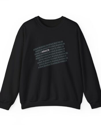 Armor for Sleep Repeated Unisex Heavy Blend Crewneck Sweatshirt
