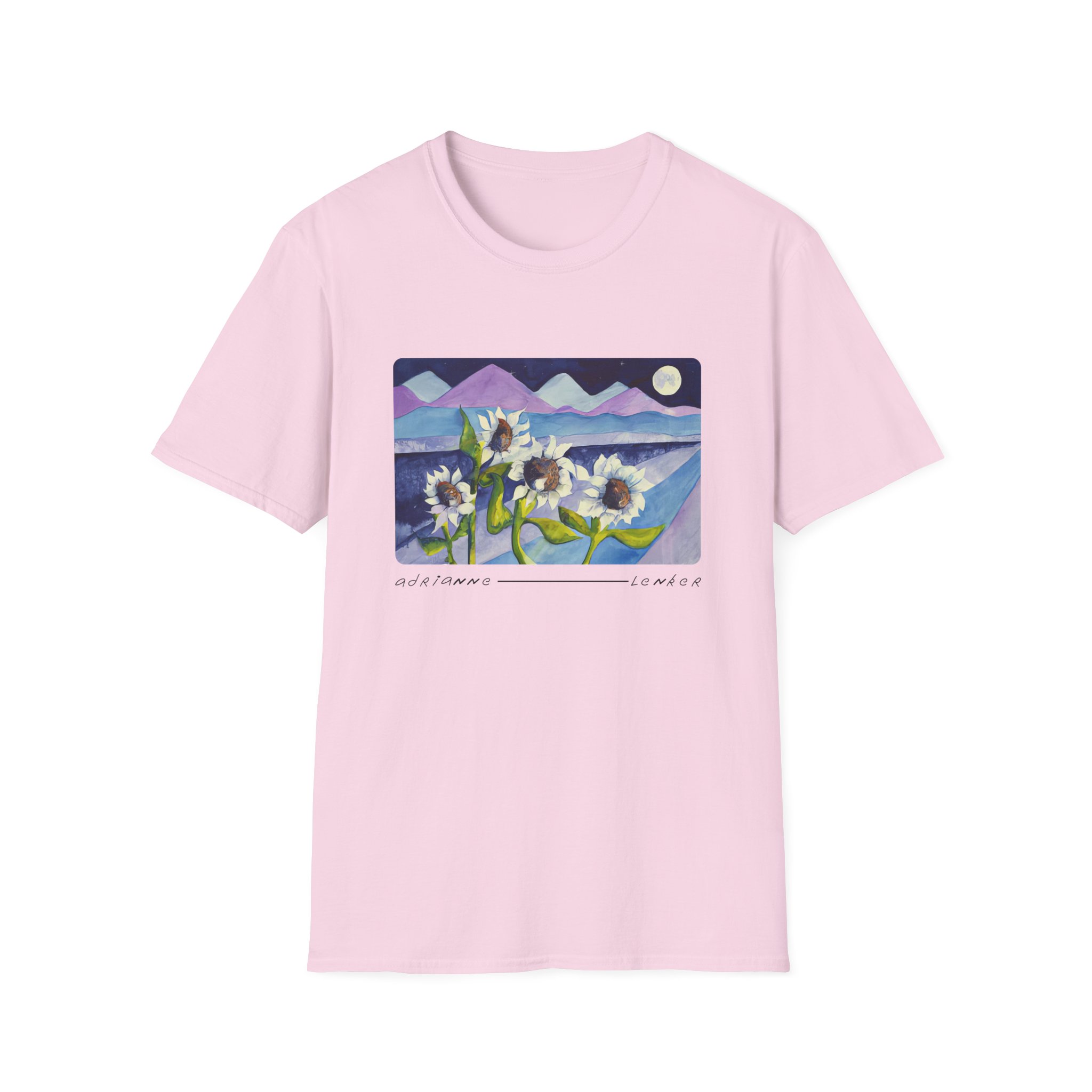 Adrianne Lenker Mema Moonflowers Unisex Softstyle T-shirt