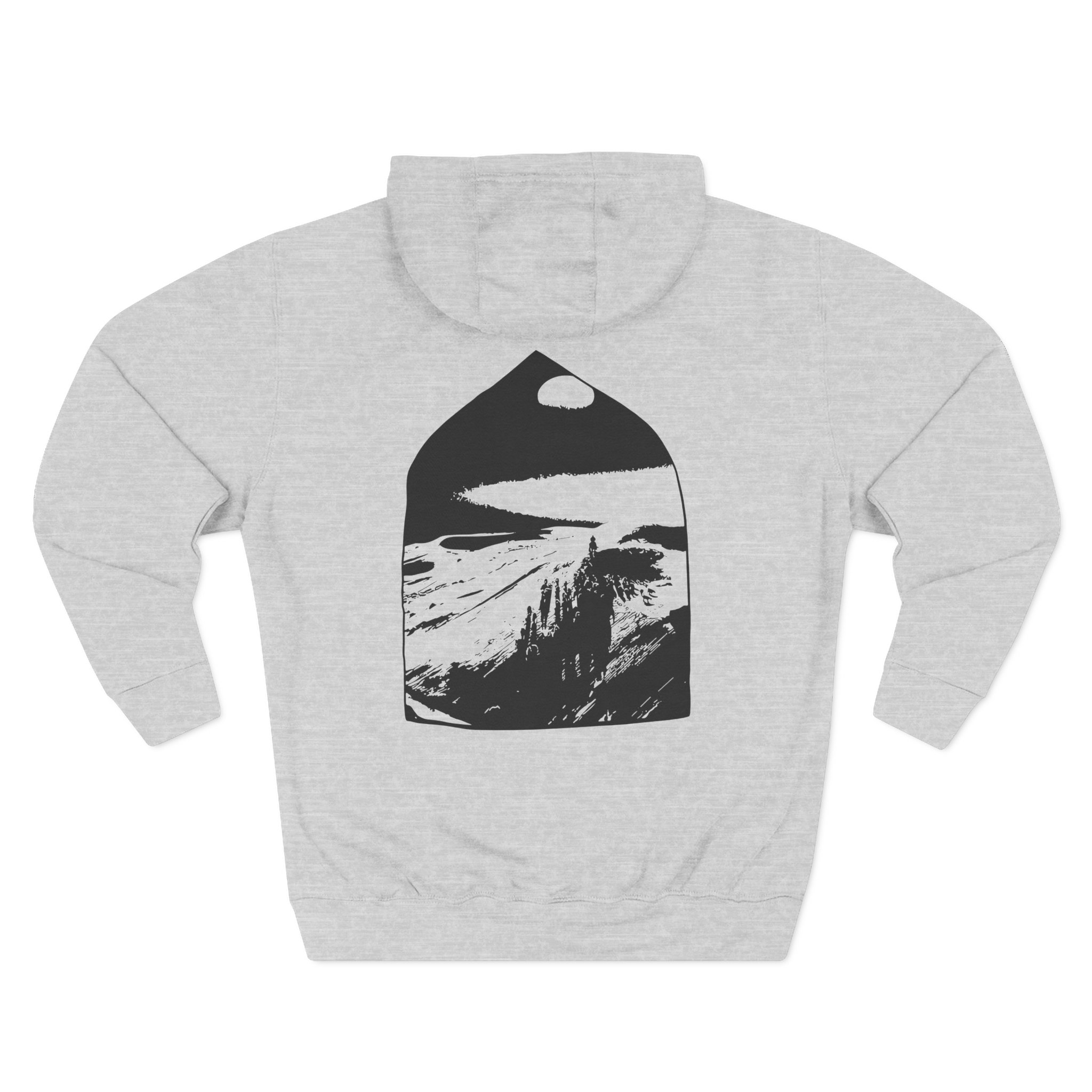 YM Three-Panel Fleece Hoodie