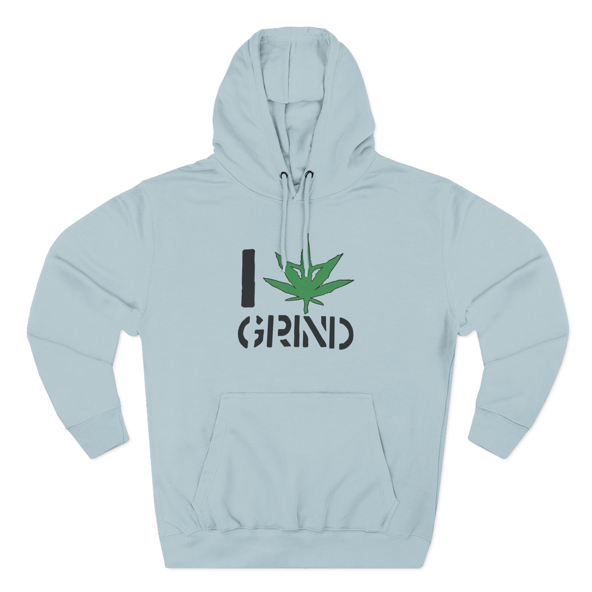Brutal Truth I Weed Grind Three-Panel Fleece Hoodie