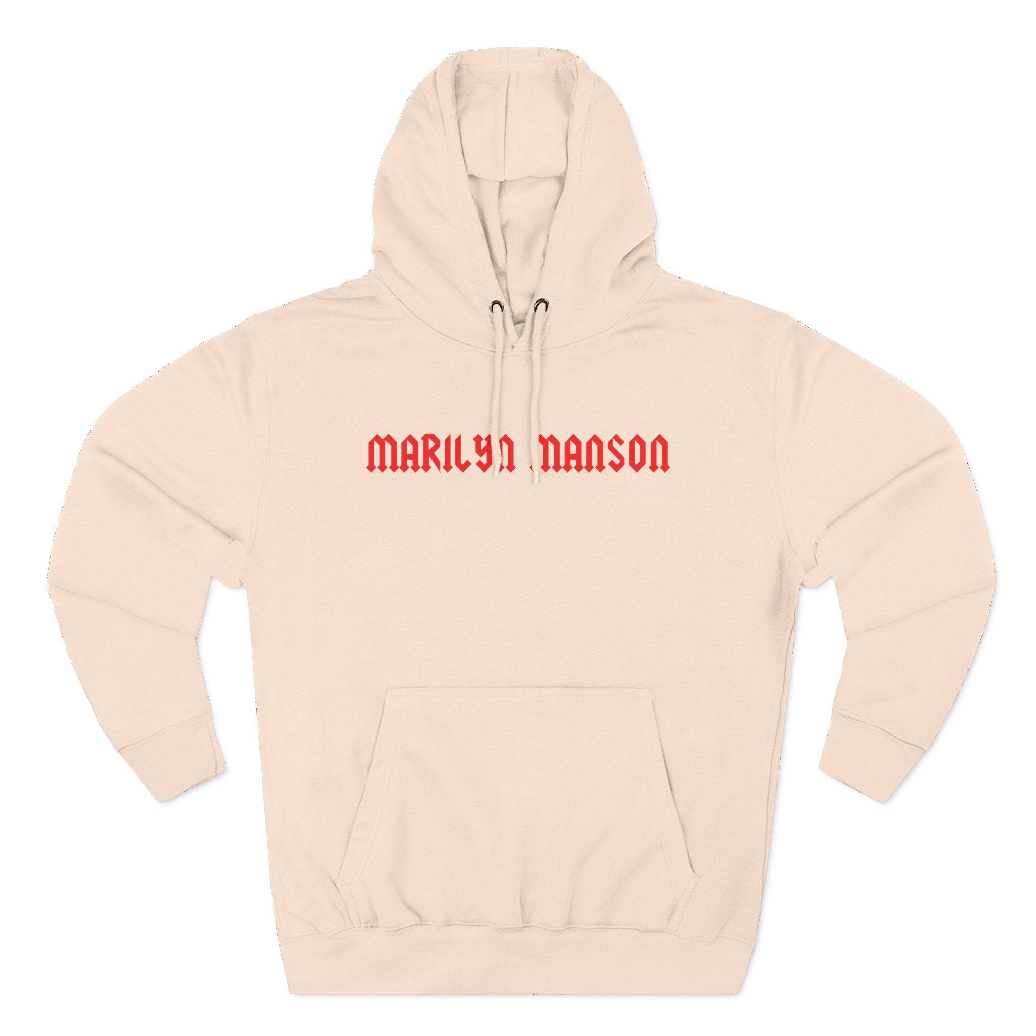 Marilyn Manson Little Cross Photo Three-Panel Fleece Hoodie
