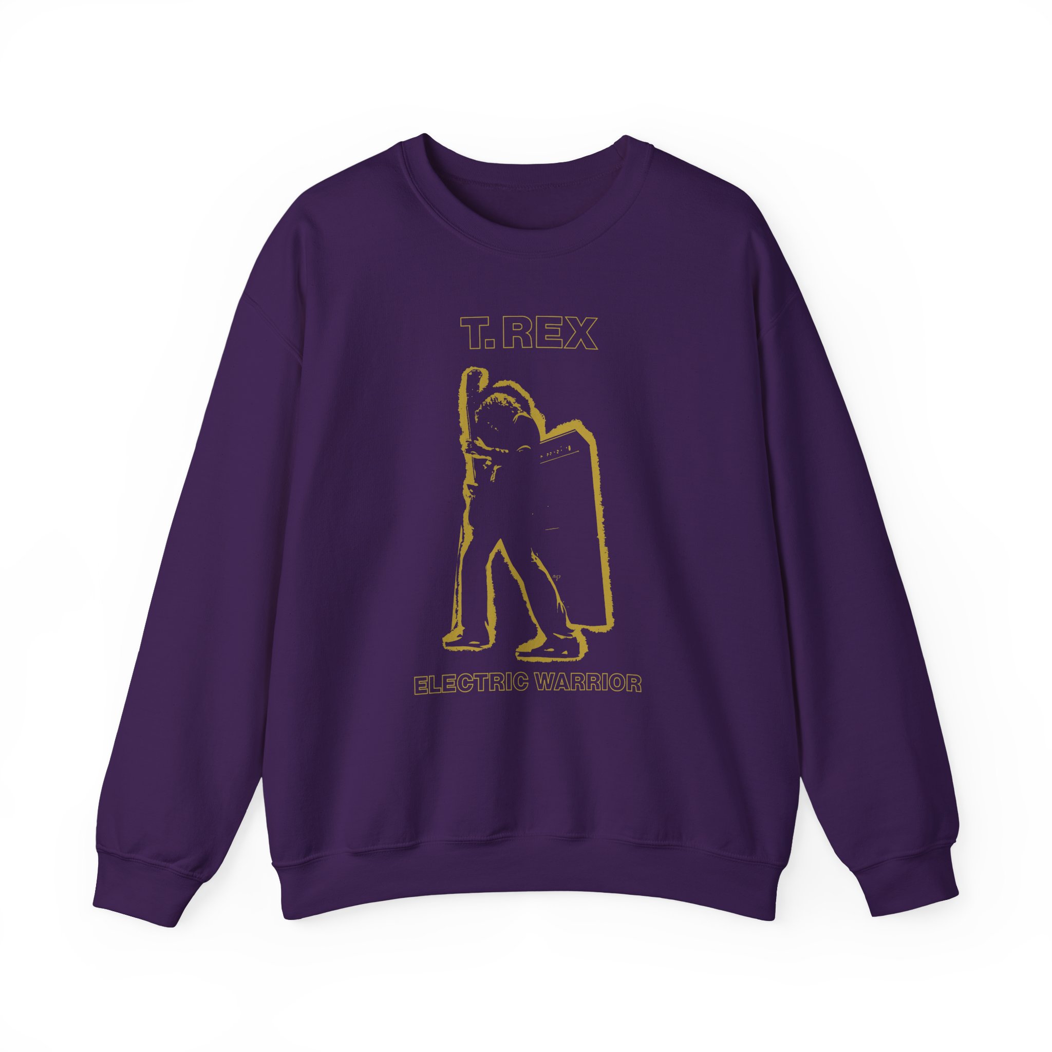 T Rex Electric Warrior Unisex Heavy Blendâ„¢ Crewneck Sweatshirt