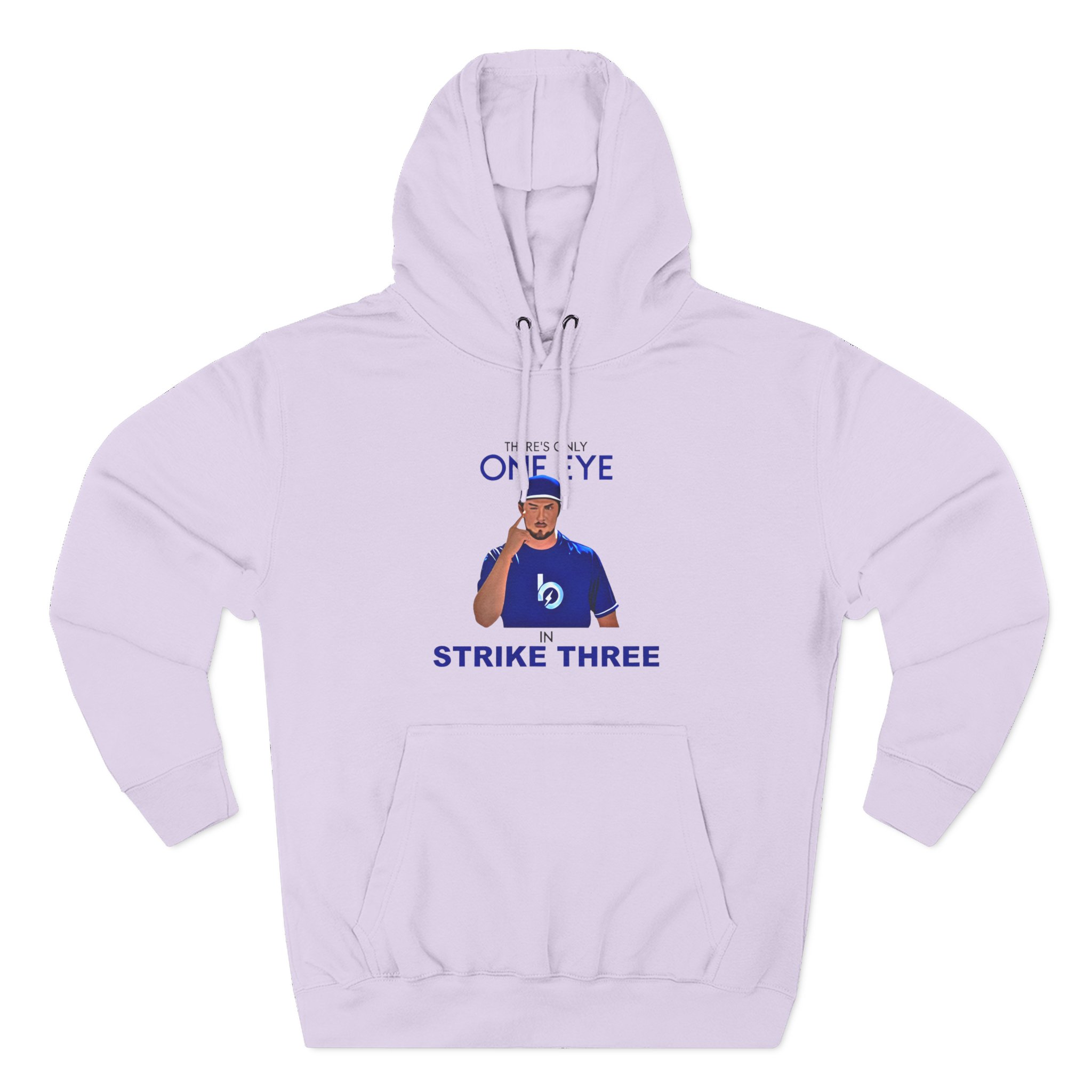 Trevor Bauer There’s Only One Eye in Strike Three Three-Panel Fleece Hoodie