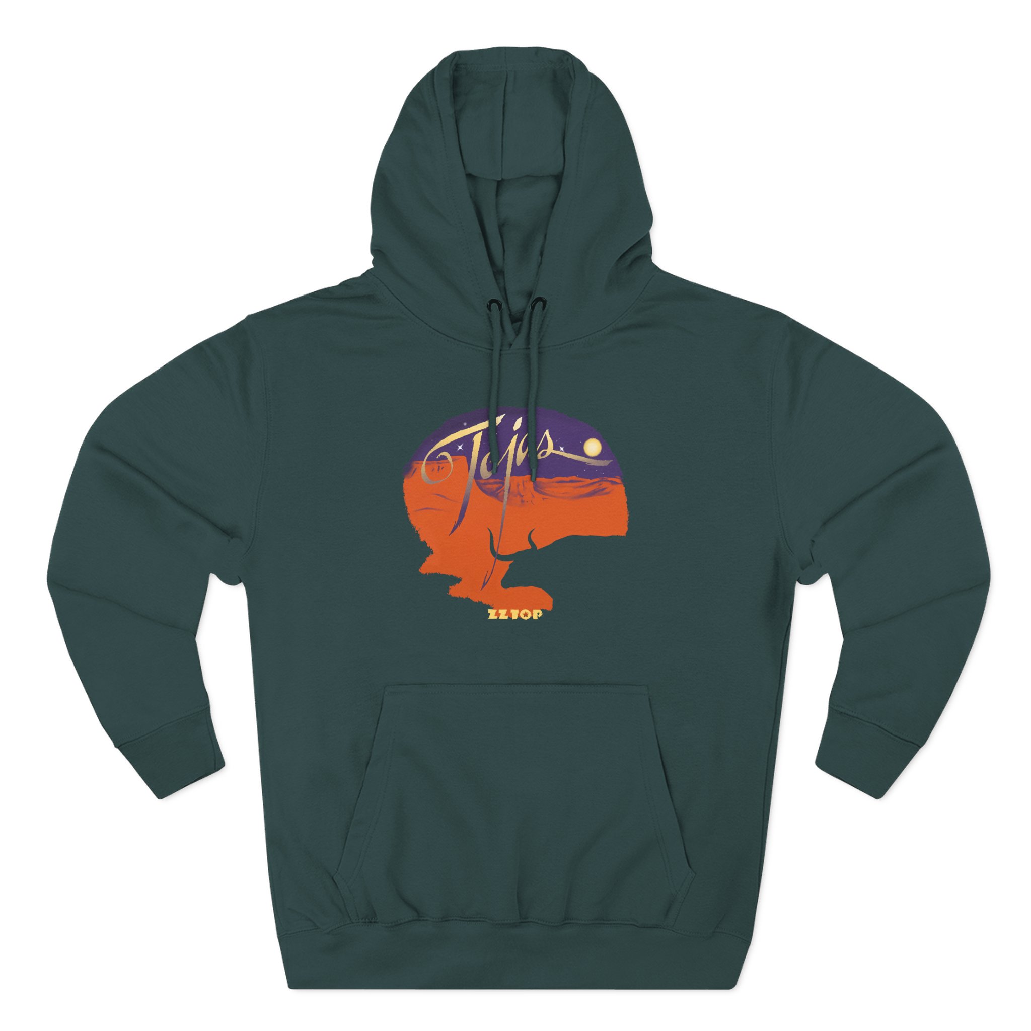 ZZ Top Tejas Three-Panel Fleece Hoodie
