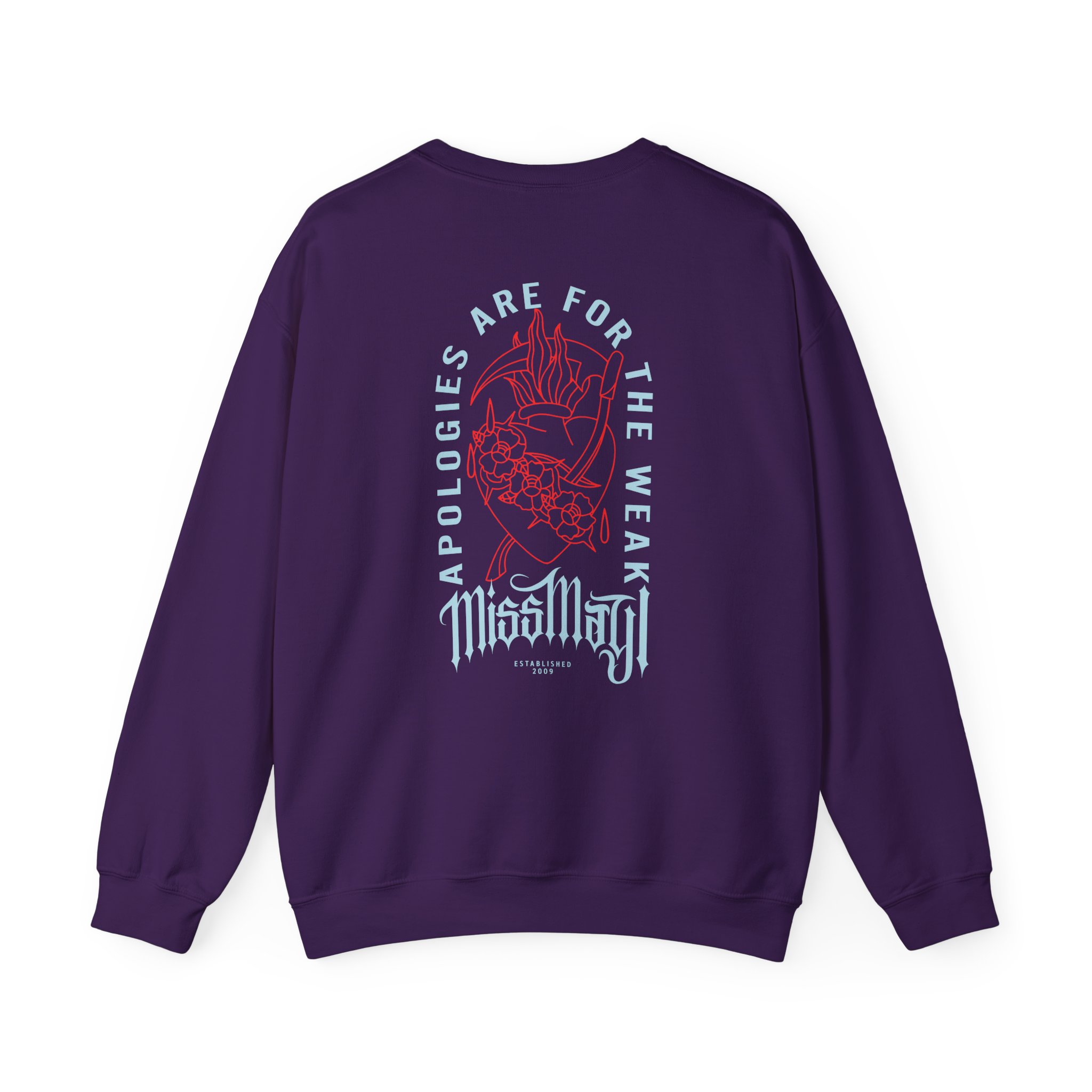 Miss May I Burning Rose Unisex Heavy Blendâ„¢ Crewneck Sweatshirt