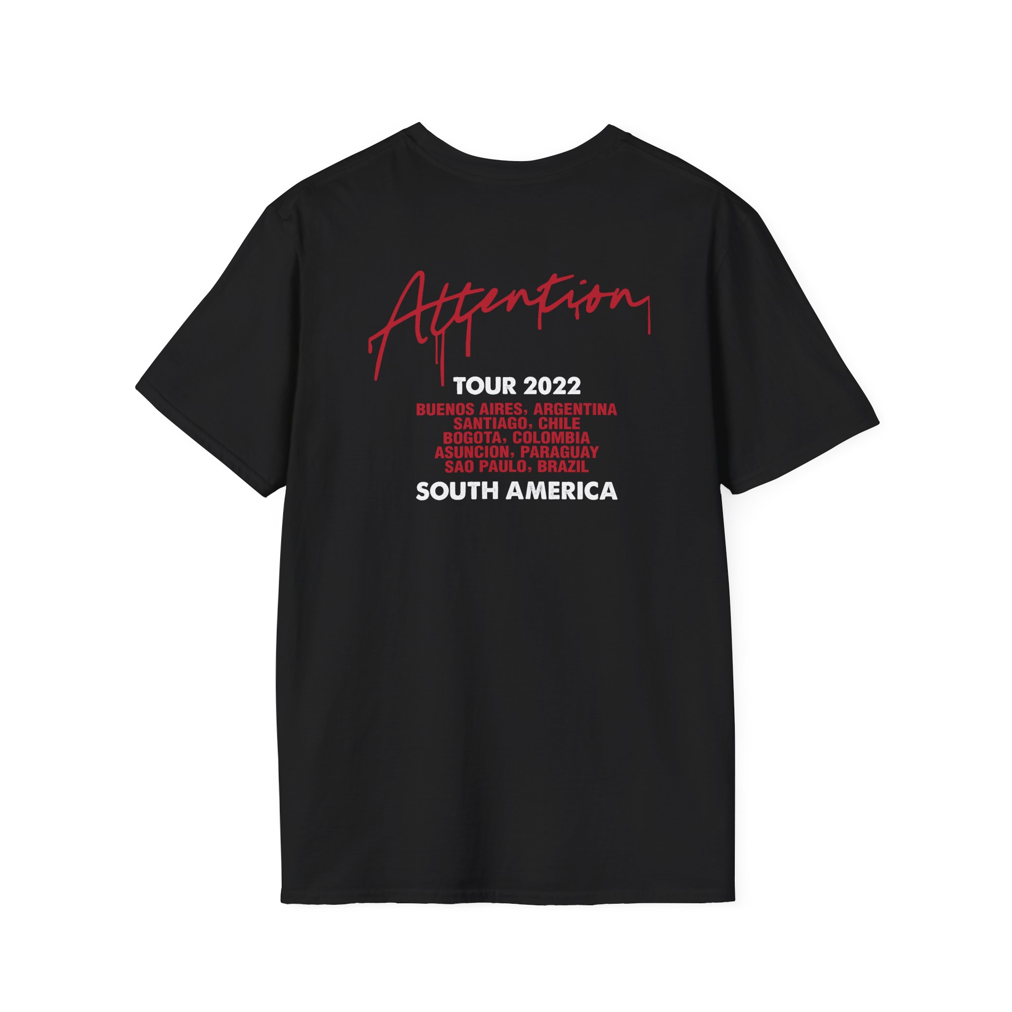 Miley Cyrus Serving Face South America Tour Unisex Softstyle T-Shirt