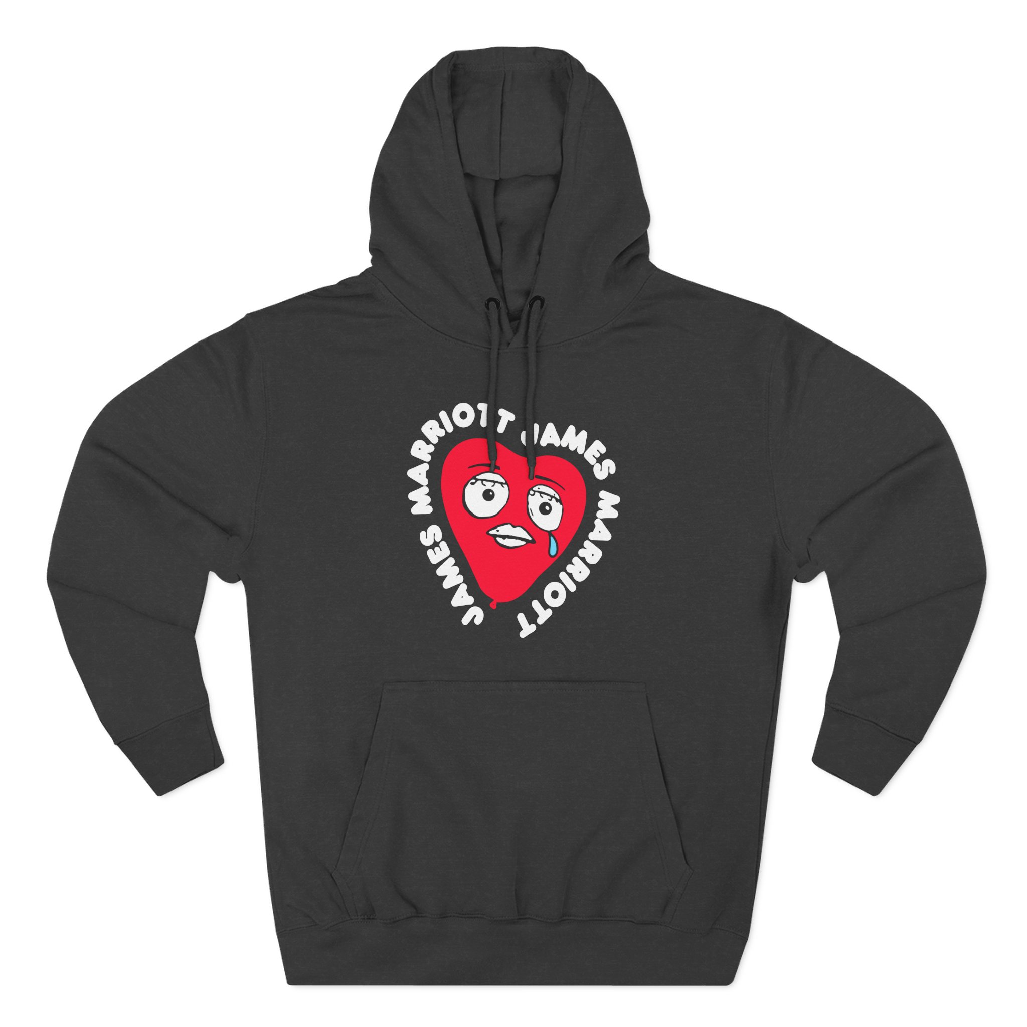 James Marriott Are We There Yet Heart Three-Panel Fleece Hoodie