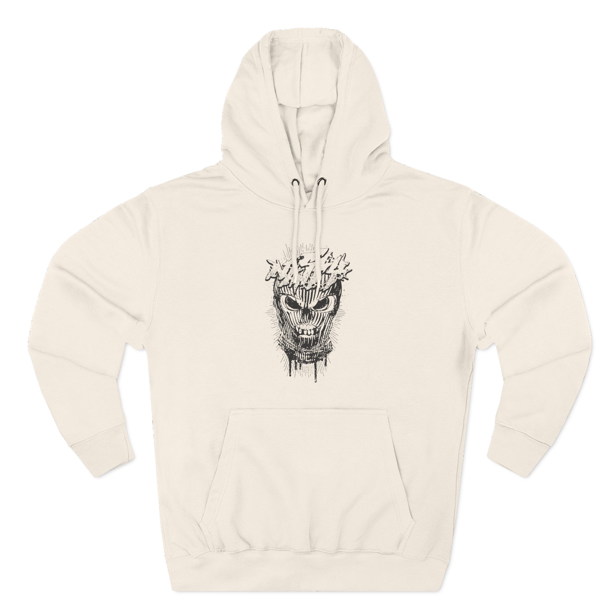 Nasty Three-Panel Fleece Hoodie