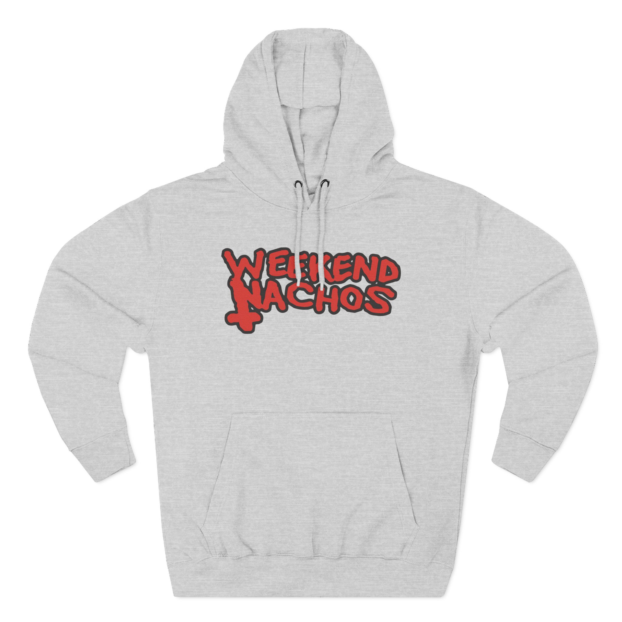 Weekend Nachos Christian Three-Panel Fleece Hoodie