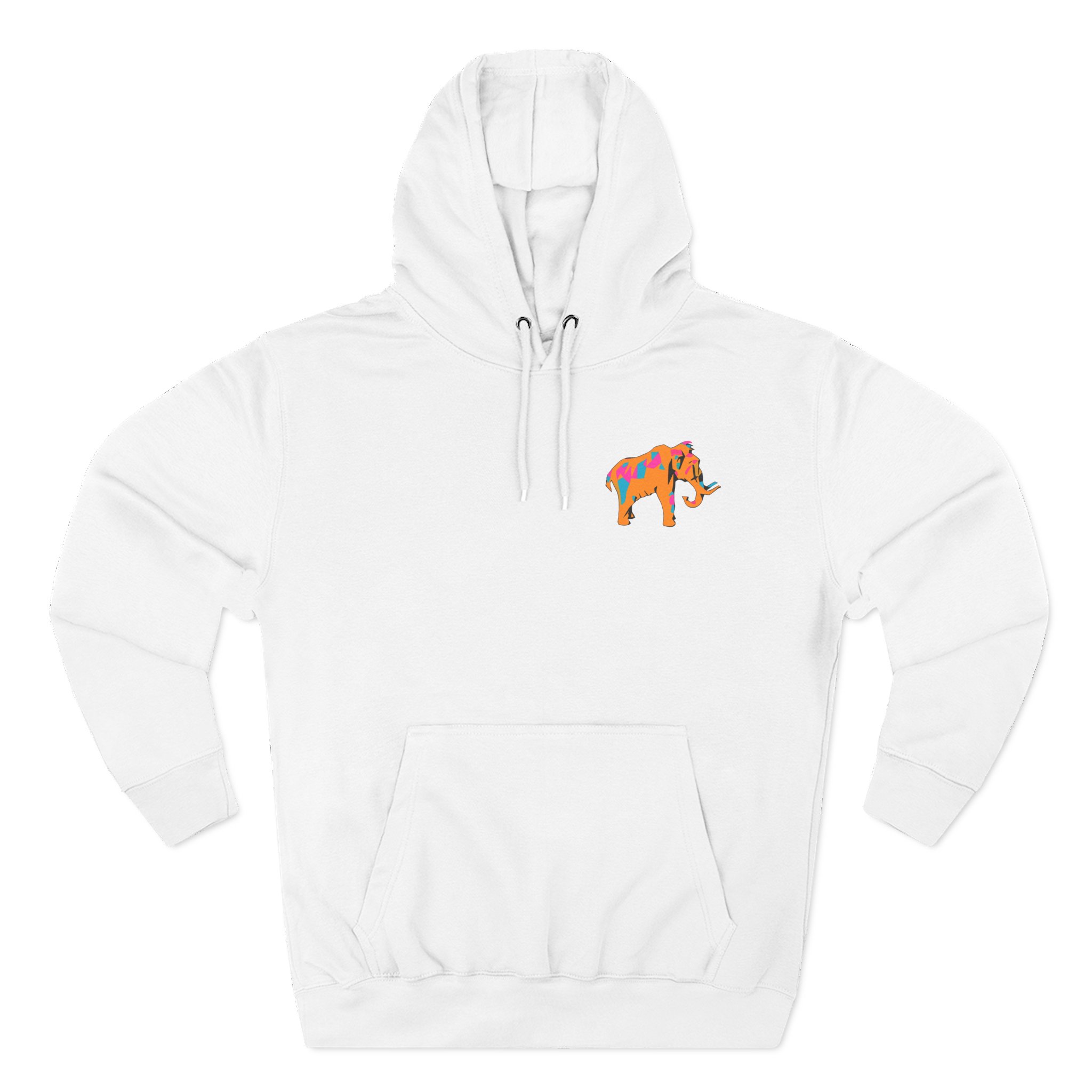 Mammoth Club Tangerine Three-Panel Fleece Hoodie