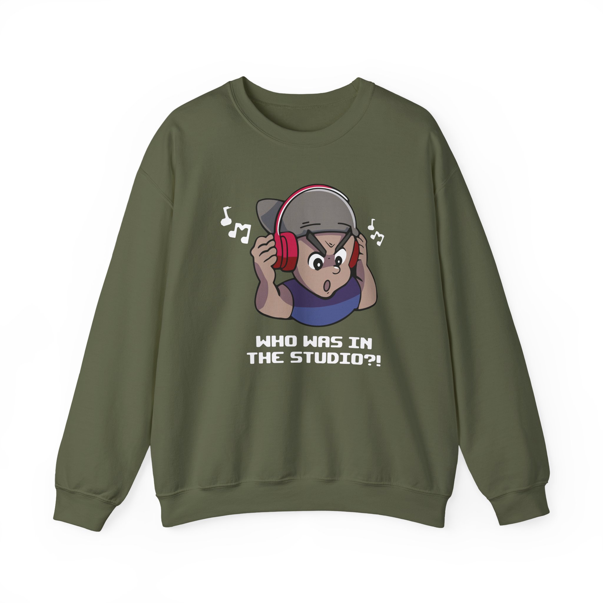 Dashie Who Was in the Studio Unisex Heavy Blendâ„¢ Crewneck Sweatshirt