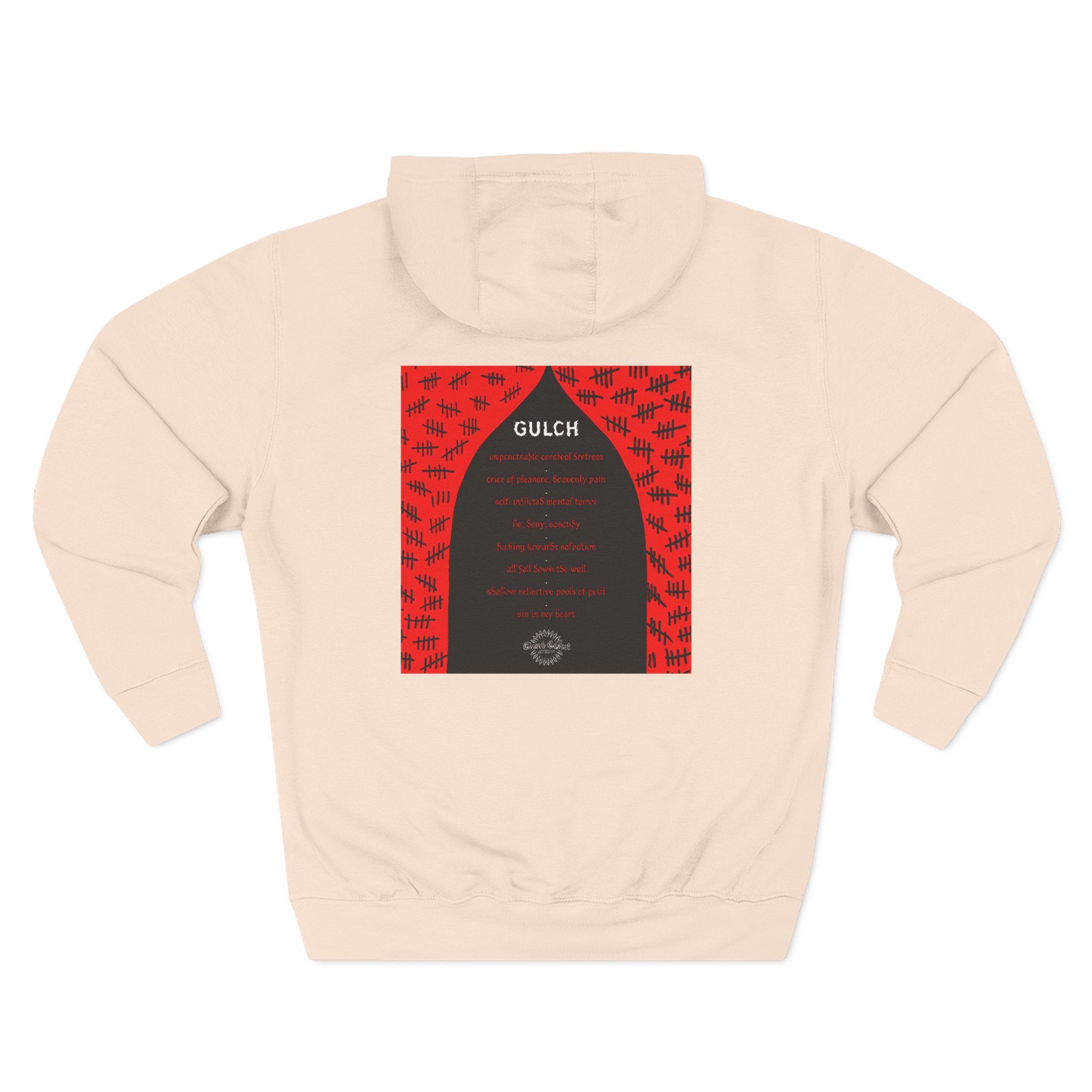 Gulch - Impenetrable Cerebral Fortress Three-Panel Fleece Hoodie