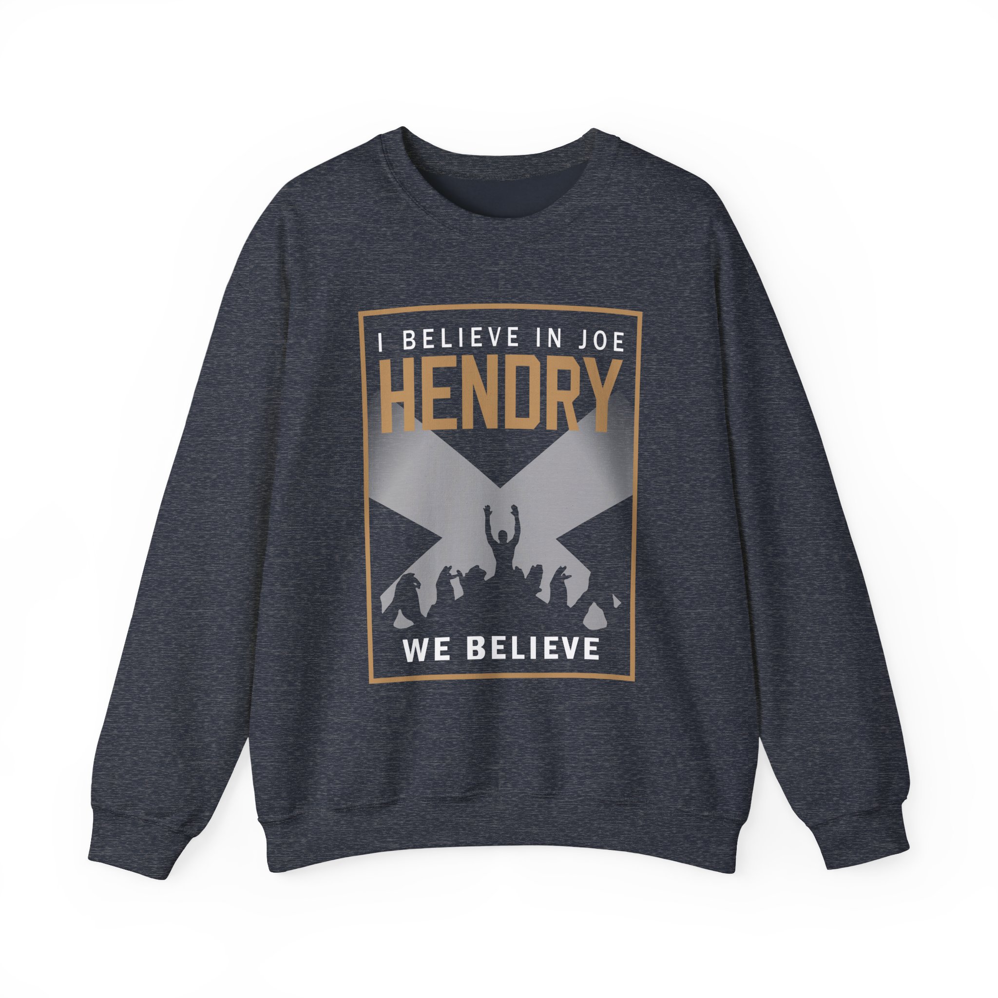 Joe Hendry I Believe in Unisex Heavy Blendâ„¢ Crewneck Sweatshirt