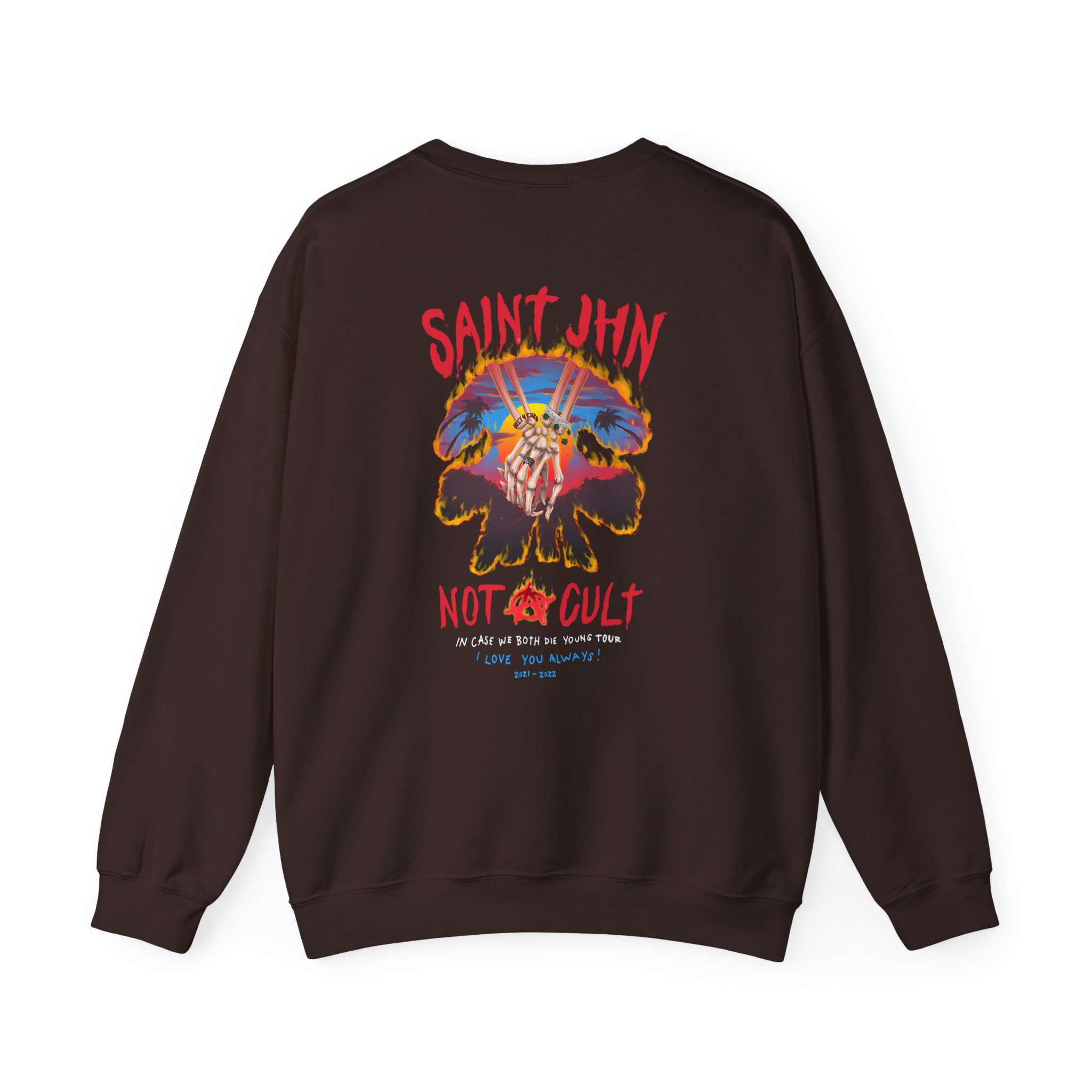 Saint Jhn Horse Stampede Unisex Heavy Blendâ„¢ Crewneck Sweatshirt