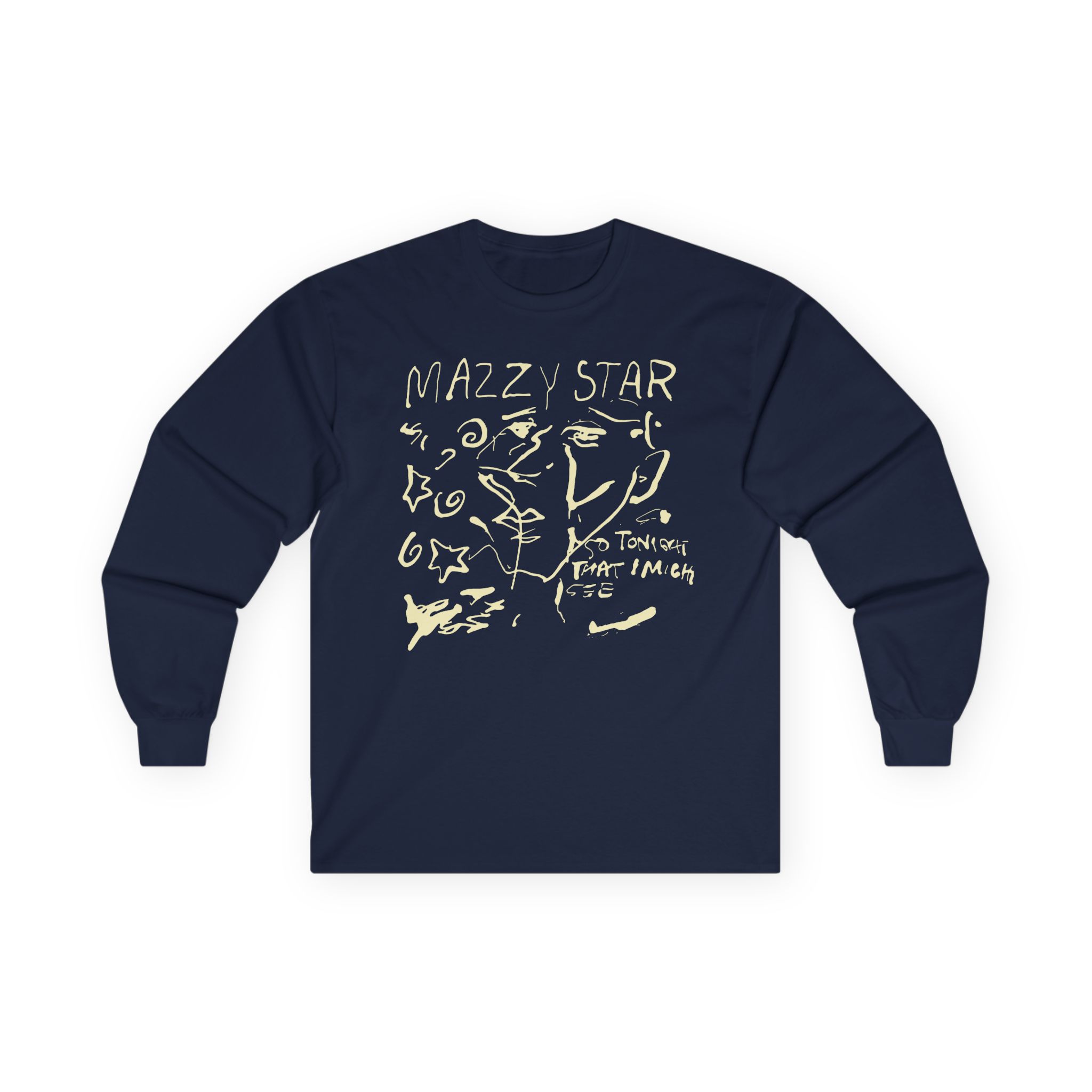 Binchtopia Max Wearing Mazzy Star 90s Unisex Ultra Cotton Long Sleeve Tee