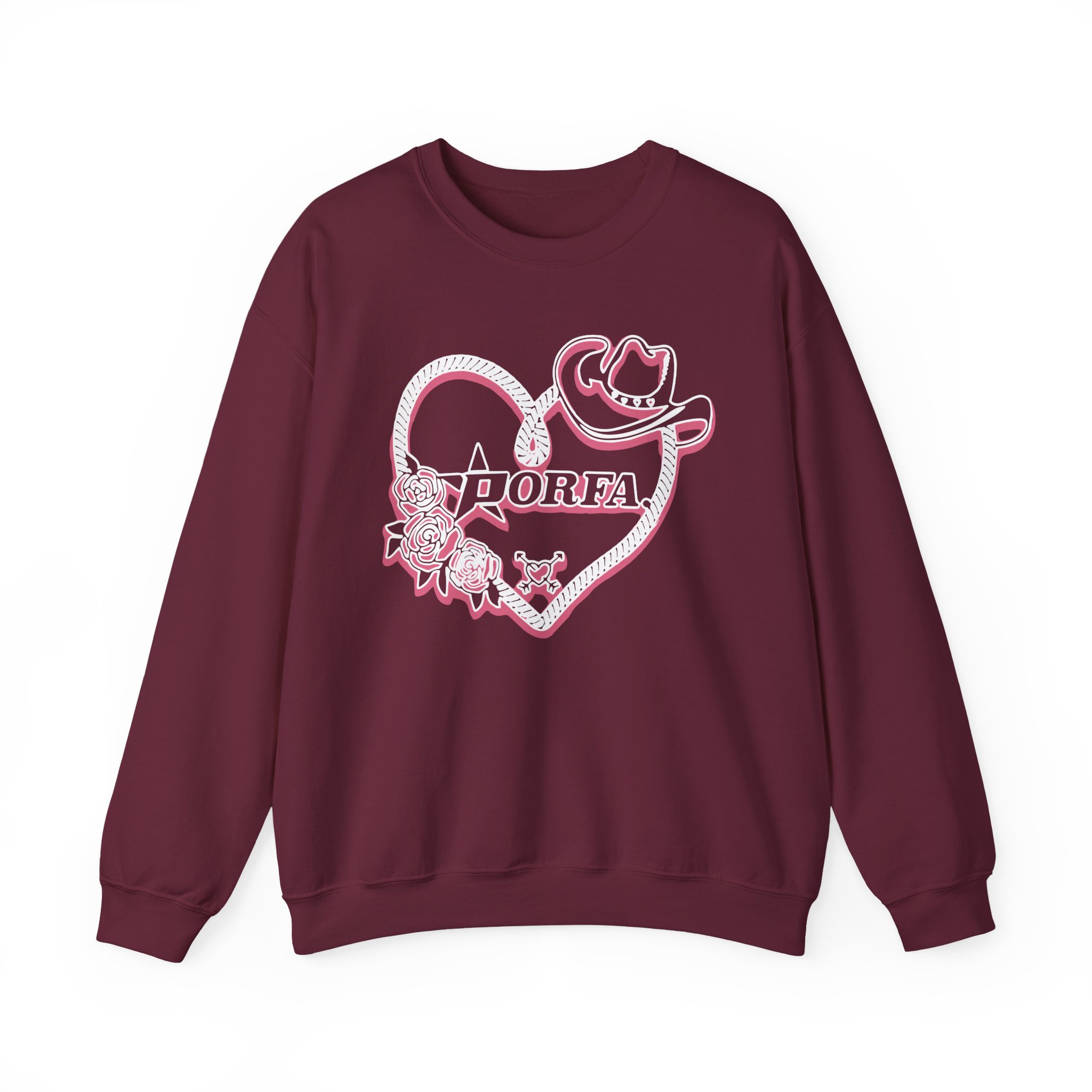 Porfa Love Lasso Unisex Heavy Blendâ„¢ Crewneck Sweatshirt