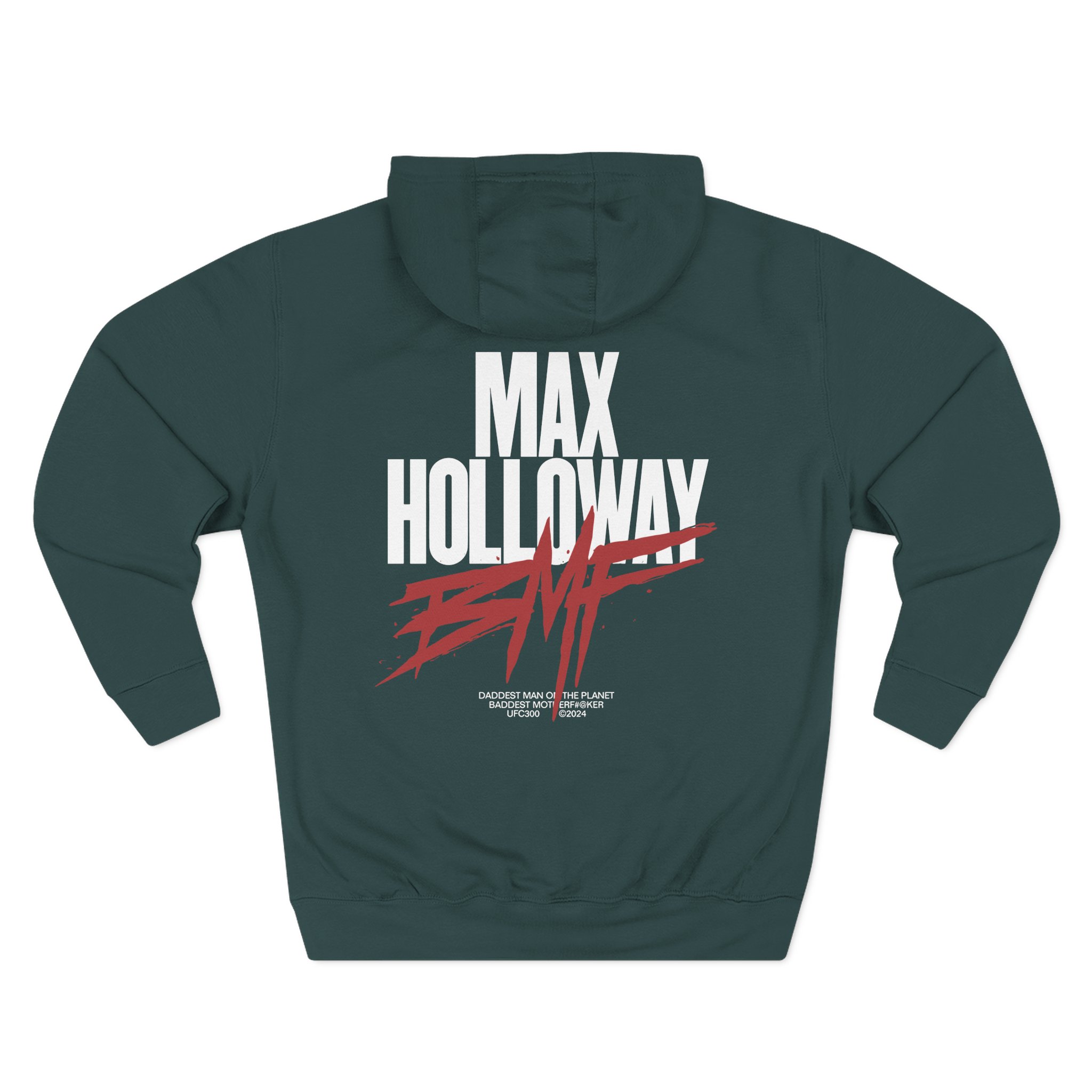 Max Holloway Dmp/bmf Cypress Three-Panel Fleece Hoodie
