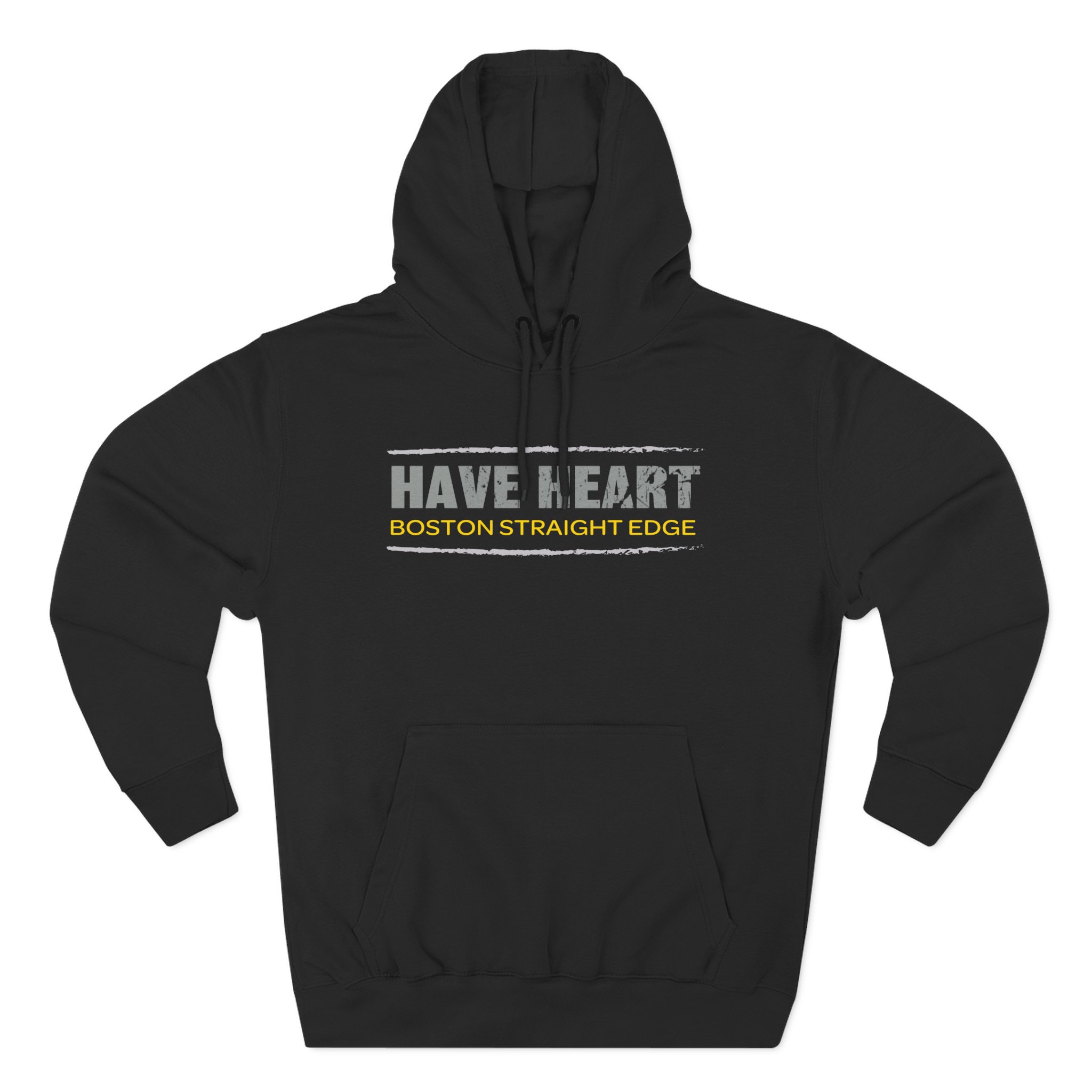 Have Heart Boston Straight Edge Three-Panel Fleece Hoodie