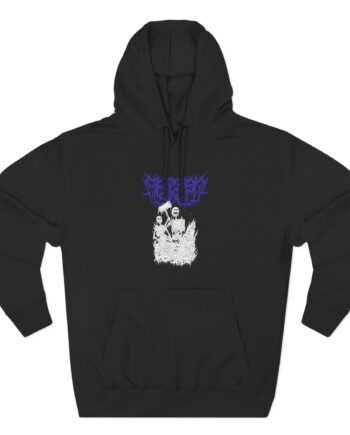 Frozen Soul Skeleton Three-Panel Fleece Hoodie